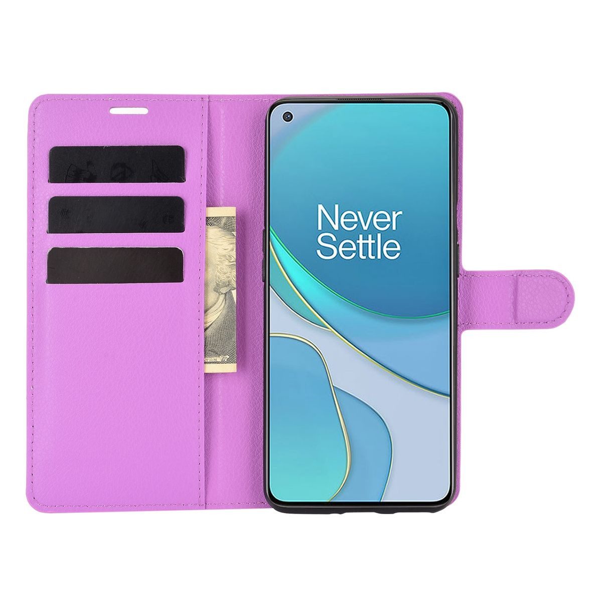 König Design Handyhülle OnePlus 9, Schutzhülle Schutztasche Case Cover Etuis Wallet Klapptasche Bookstyle