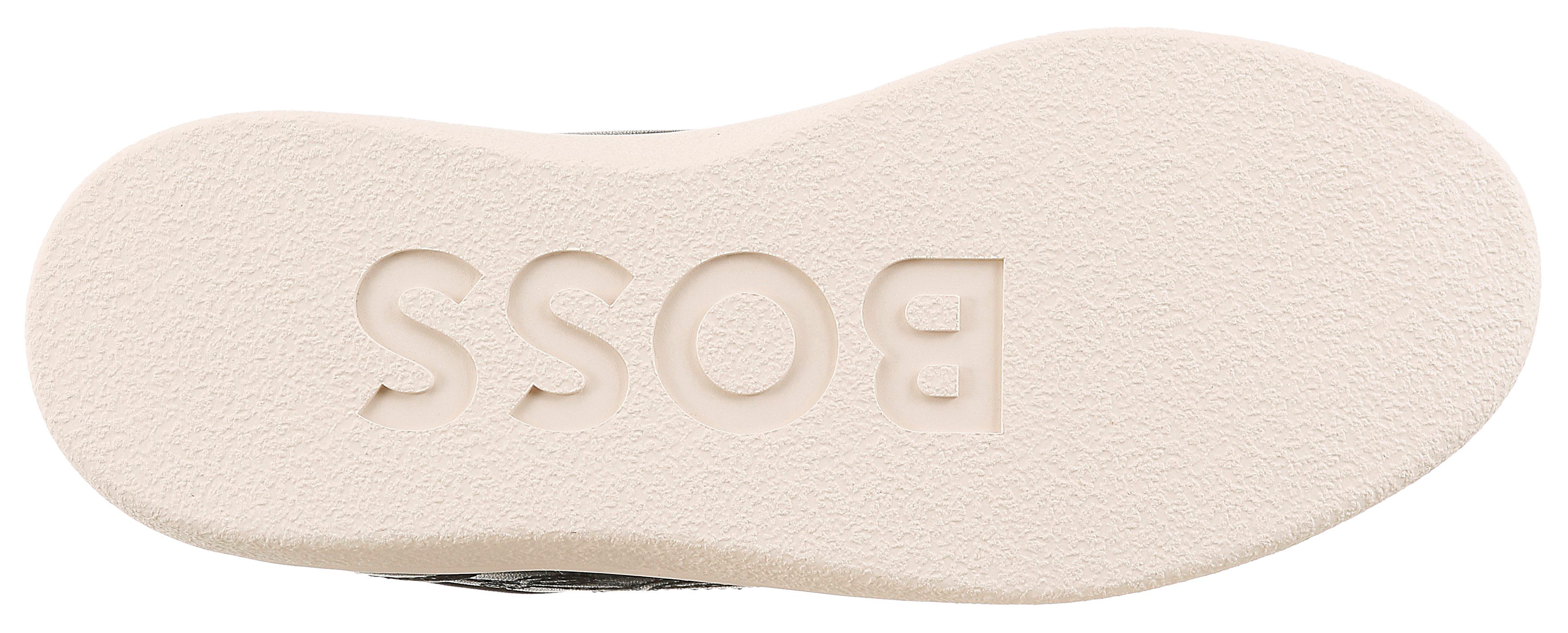 BOSS ORANGE Everlynn Tenn Sneaker Schnürschuh,Halbschuh,Freizeitsneaker mit Kontrastbesatz an der Ferse