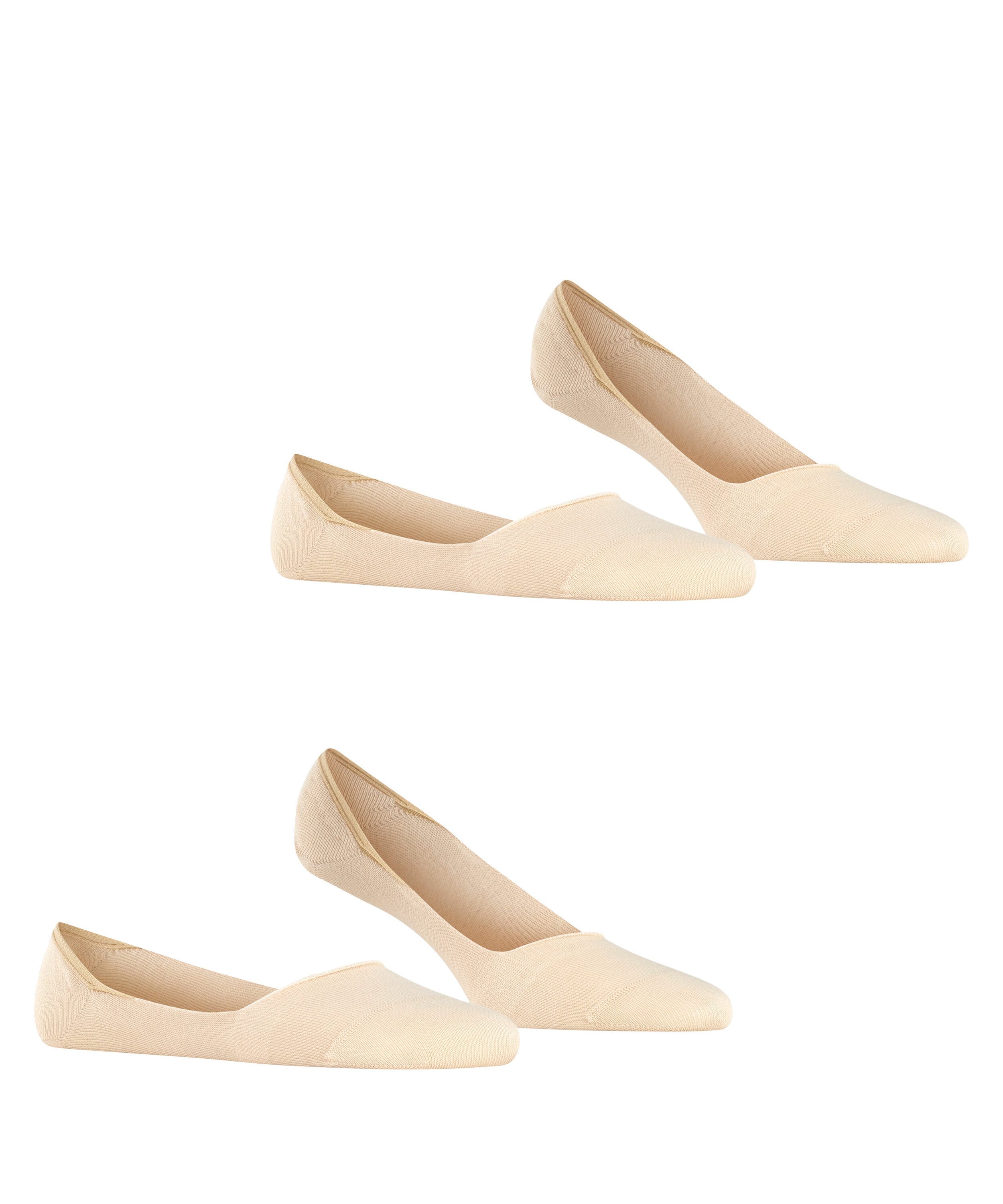 Esprit Füßlinge Cotton (2 Paar) elegant, verstärkt und aus weicher Baumwolle, dünn, anti-slip