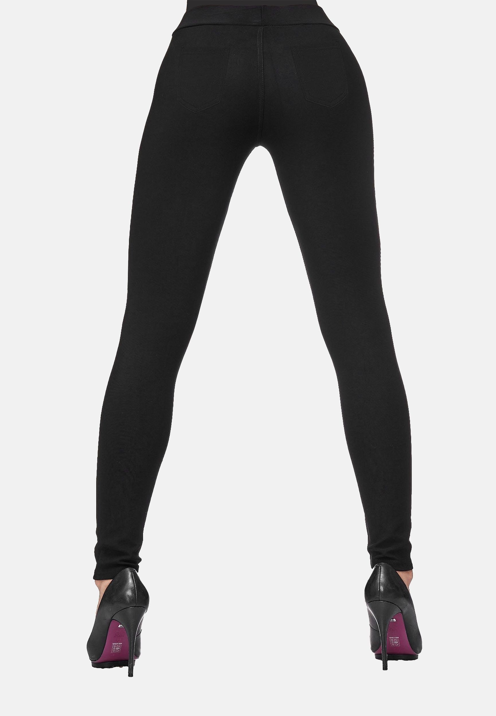 LMC Stoffhose Dehnbare mit eleganten Glitzer Steinen BambooPamts günstig online kaufen