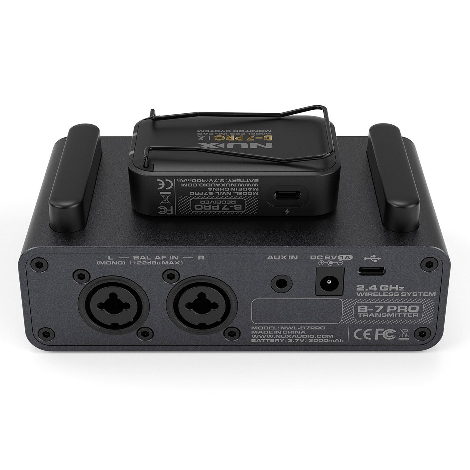 Nux Nux In-Ear-Monitoring-System B-7 Pro Digitales Aufnahmegerät (Instrumente, Stimme, Gesang, Bühnensound)