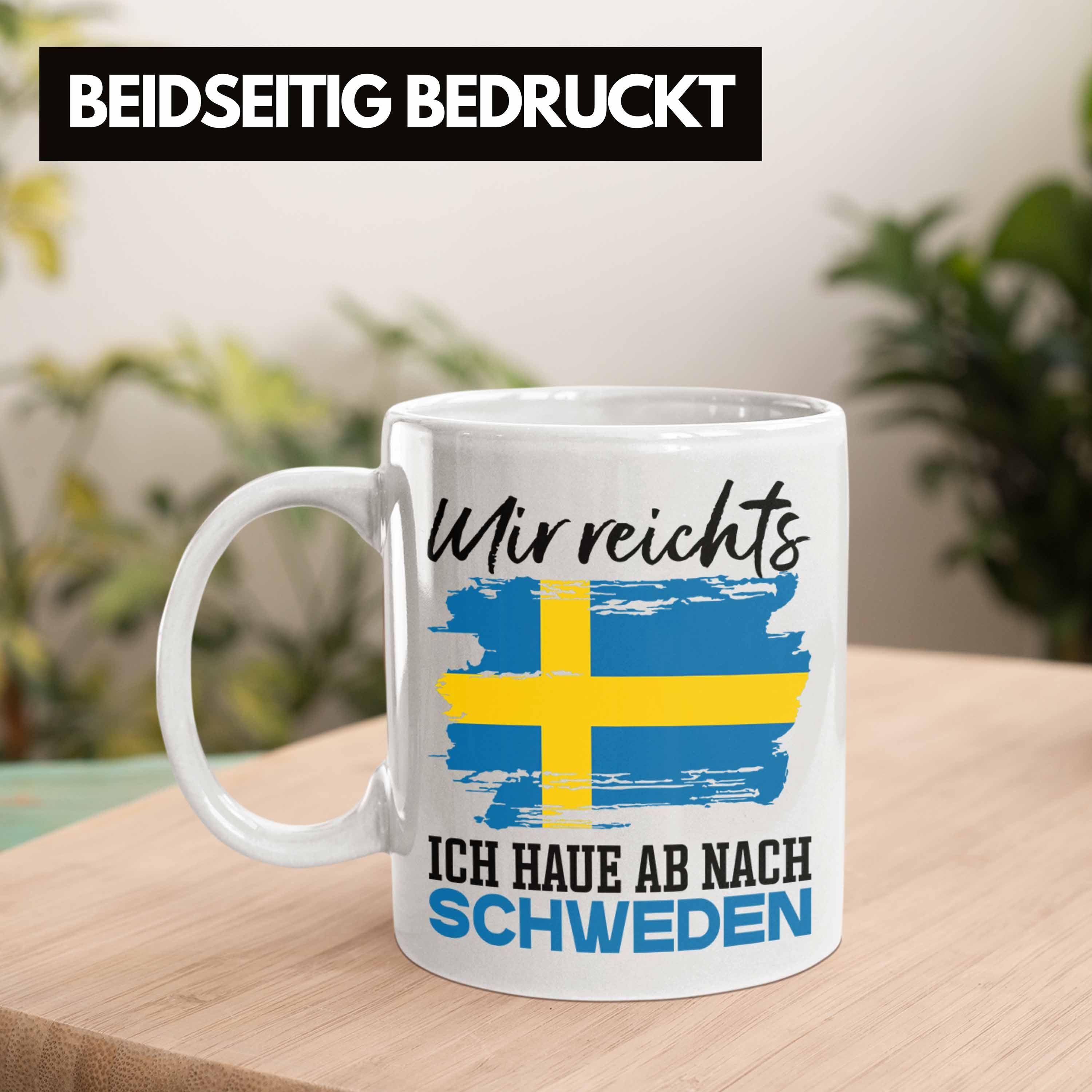 Schweden Weiss Reichts Nach Tasse Schweden Tasse Ich Urlaub Hau Geschenk Mir Trendation Ab U