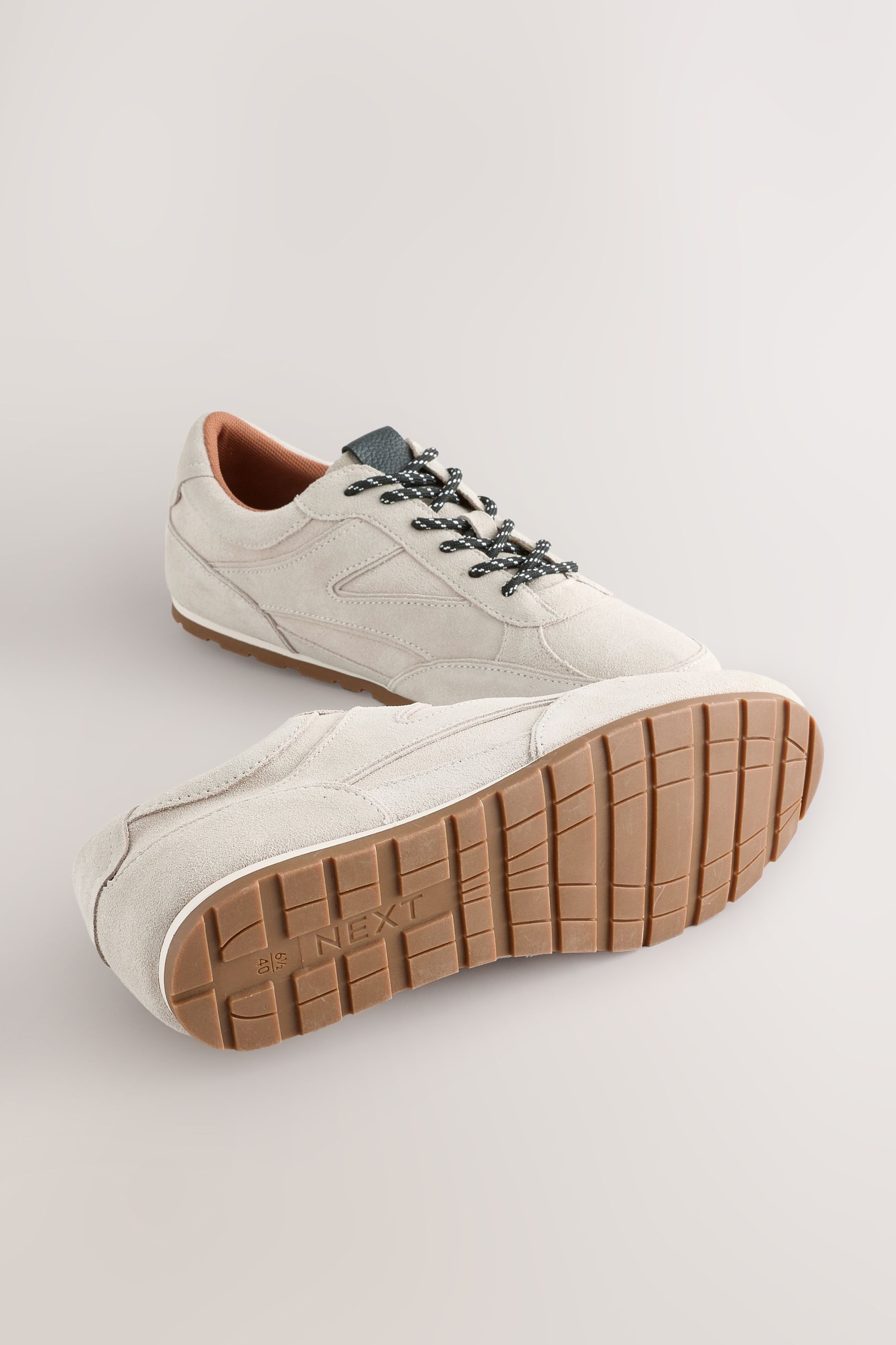 Next Slim Schnürsneaker aus Premium-Leder Sneaker günstig online kaufen