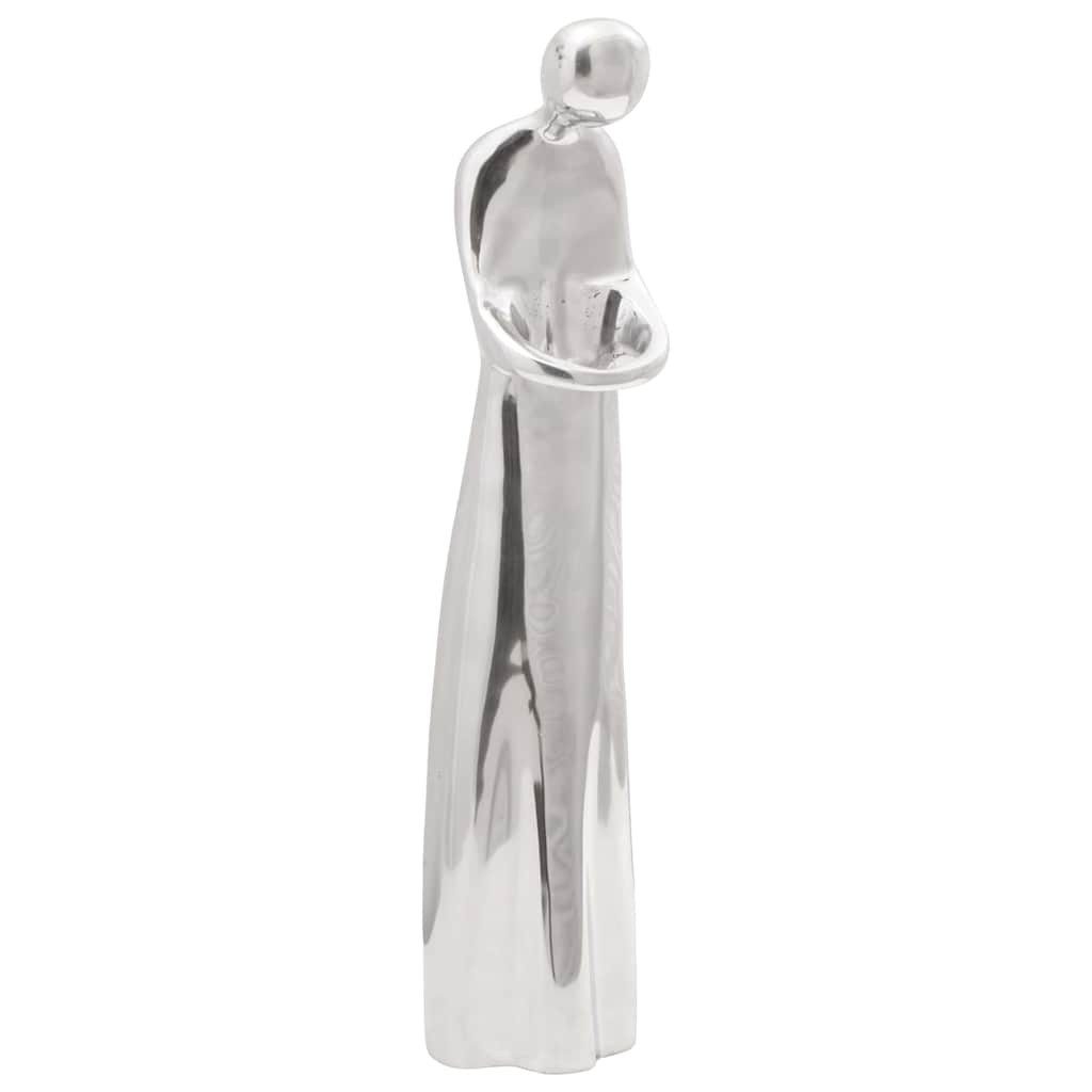 vidaXL Skulptur Skulptur Silber 10 x 16 x 49 cm Aluminium (1 St)