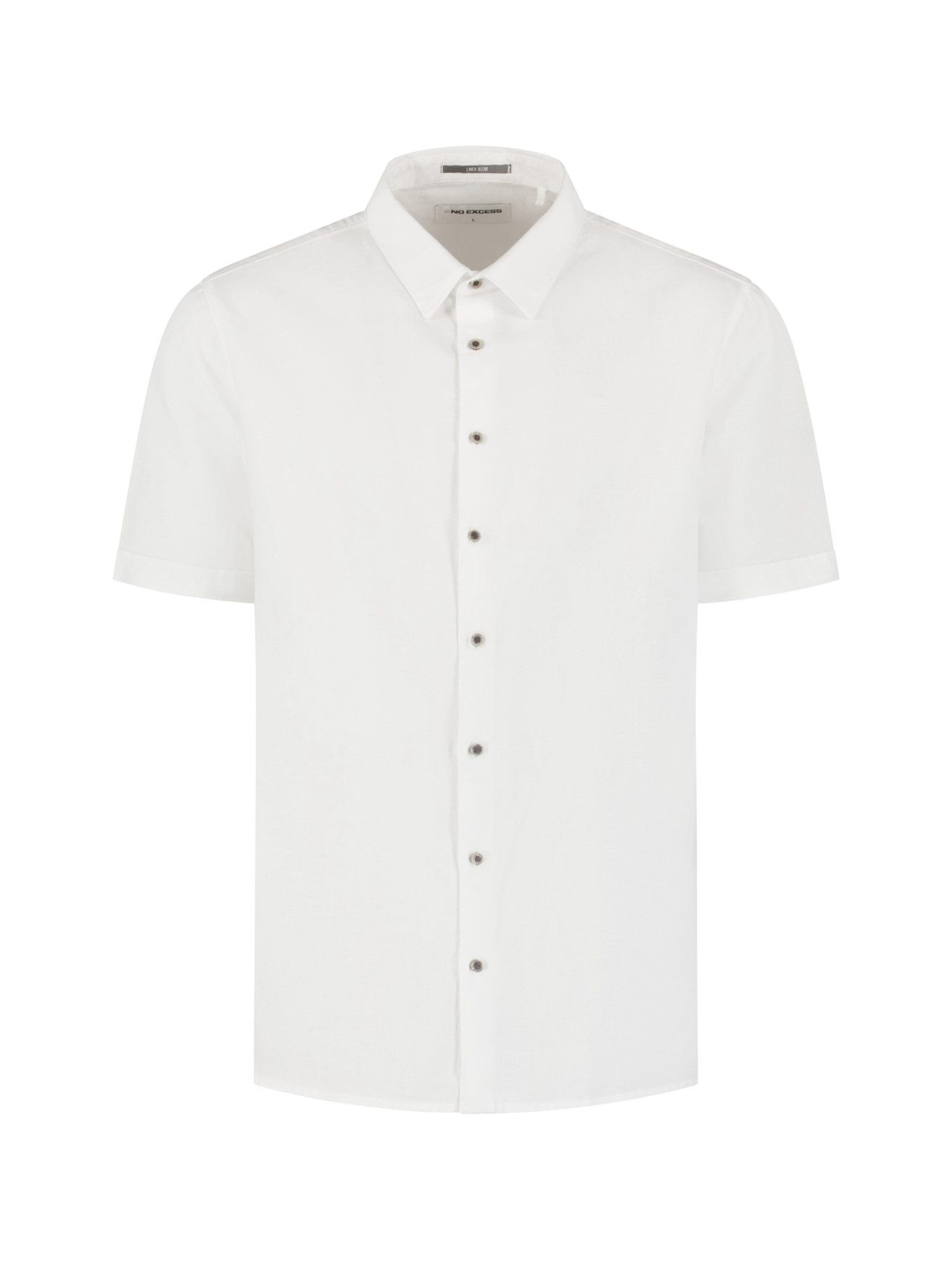 Leinenhemd Shirt Short Sleeve With Linen - Herrenhemd kurzarm - Leinenhemd