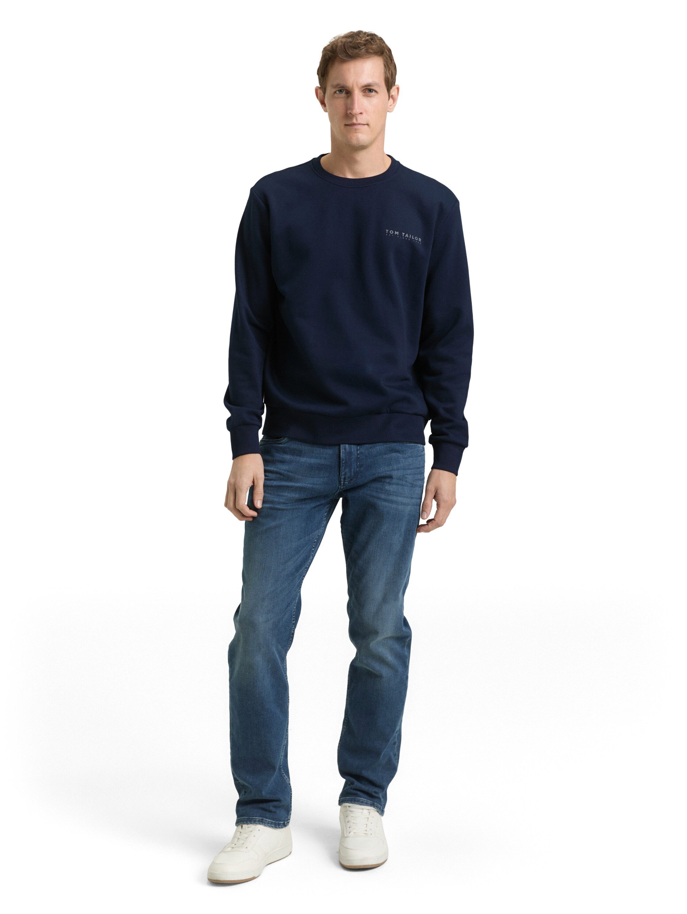 TOM TAILOR Sweatshirt mit Logo Stickerei