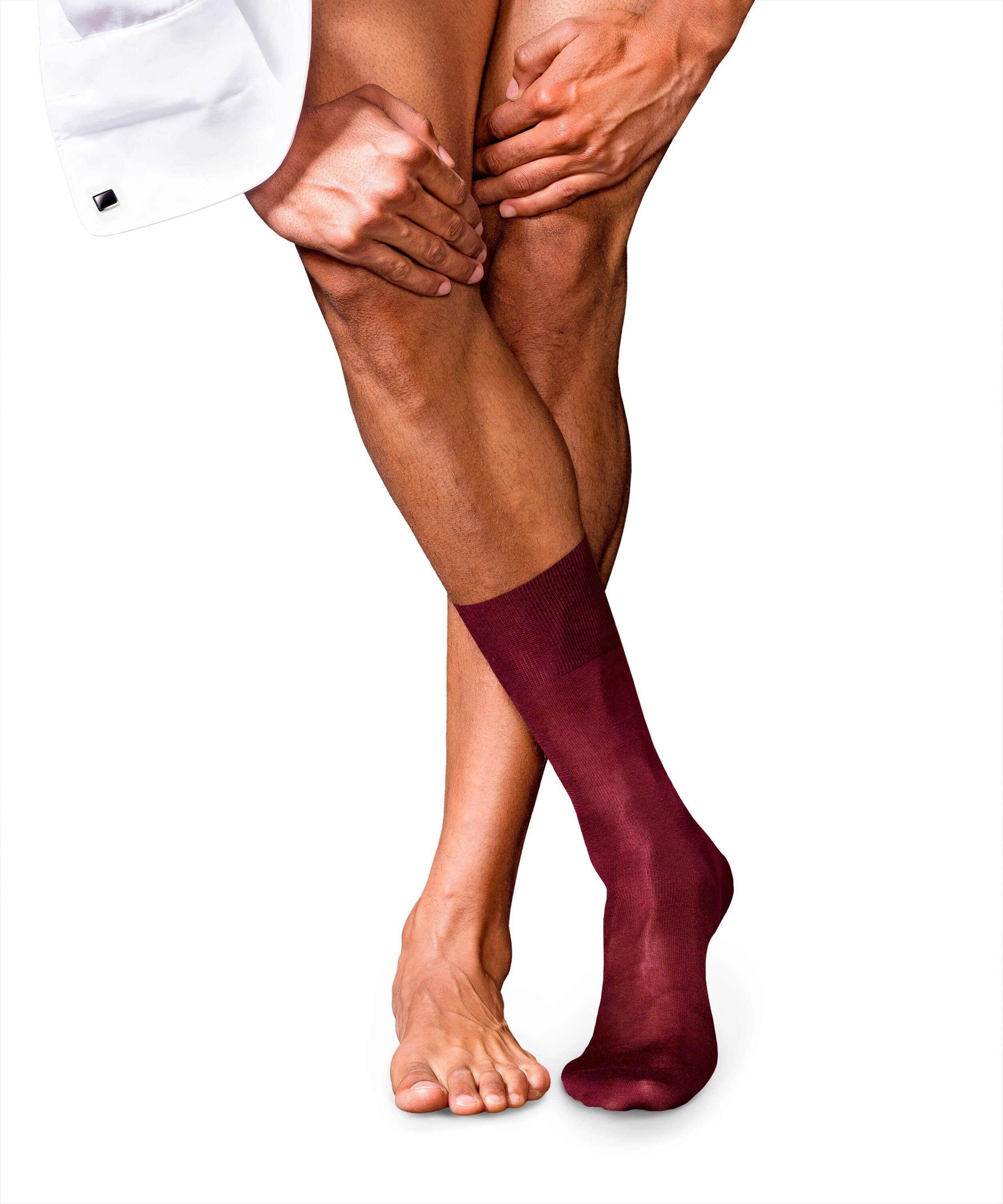 FALKE Socken No. 4 Pure Silk Socken (1-Paar) aus chinesischer Maulbeerseide