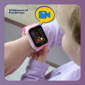 PAW PATROL für Jungen und Mädchen mit Video, & Körpertemperatur Smartwatch (1,4 Zoll), Mit Filtern die der integrierten Kamera gemacht Werden ChatVideoanrufe
