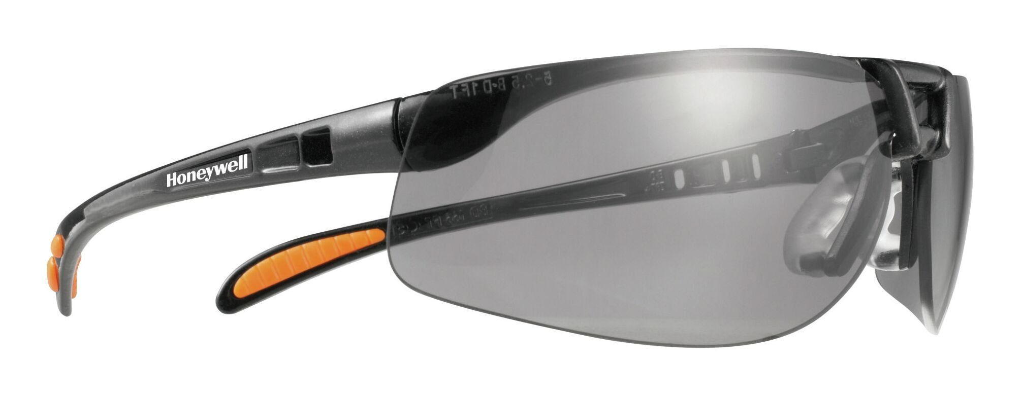 Honeywell Arbeitsschutzbrille, Safety Schutzbrille Protege, TSR, beschlagfr., schwarz/grau