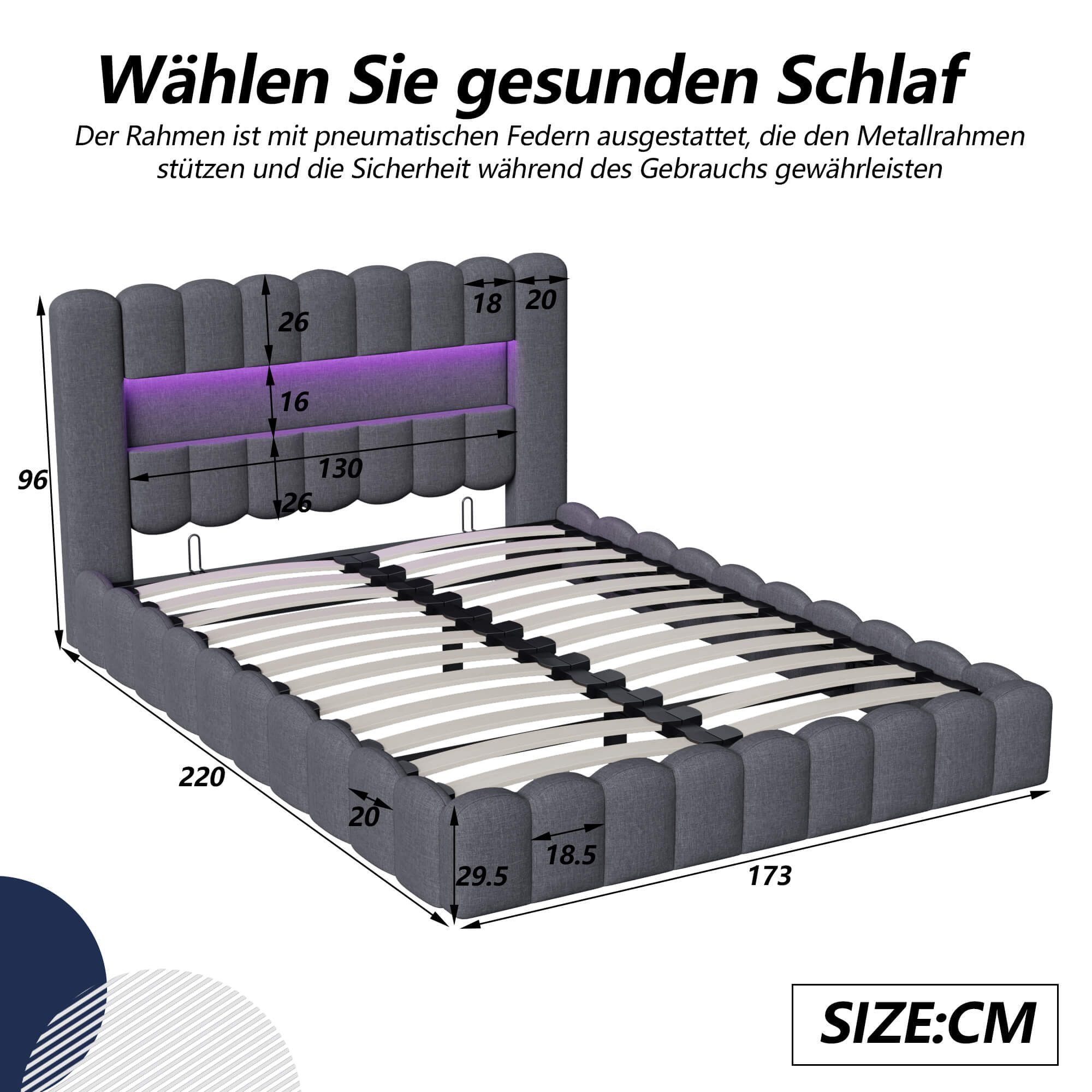 Furnishings Home Polsterbett Doppelbett Hausbett (Set, günstig online kaufen