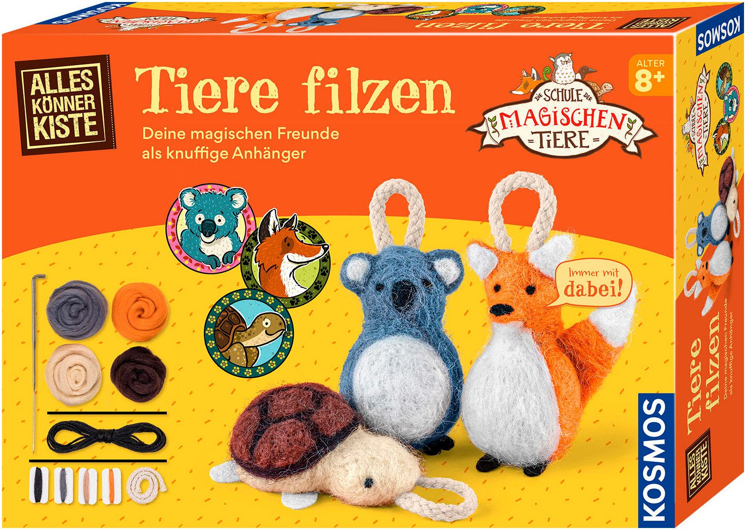 Kreativset AllesKönnerKiste, Die Schule der magischen Tiere, Tiere filzen