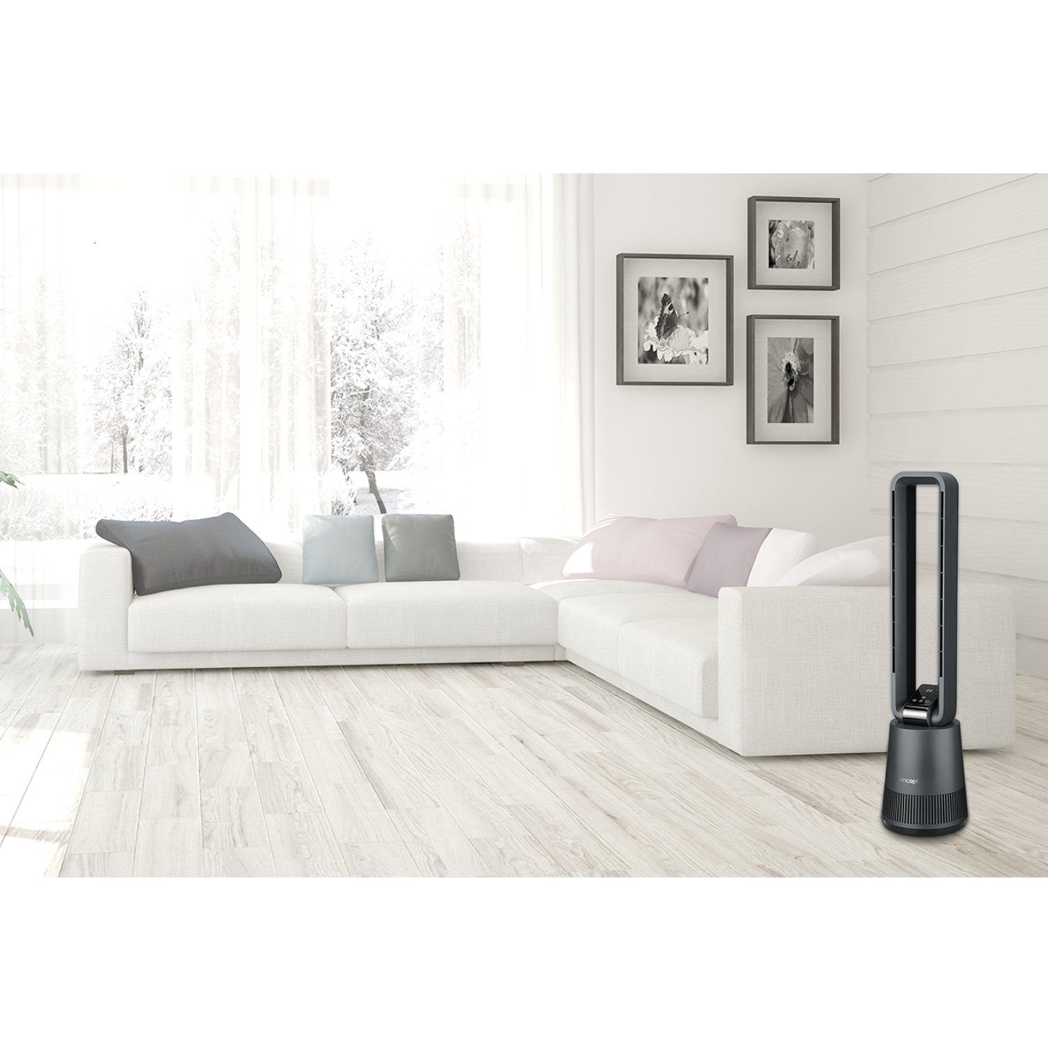 Concept Turmventilator VS5140 mit Fernbedienung 50W 97cm, 50 W, 46 dB, 220-240 V, 50 Hz, 140 cm, 24,5x24,5x97cm