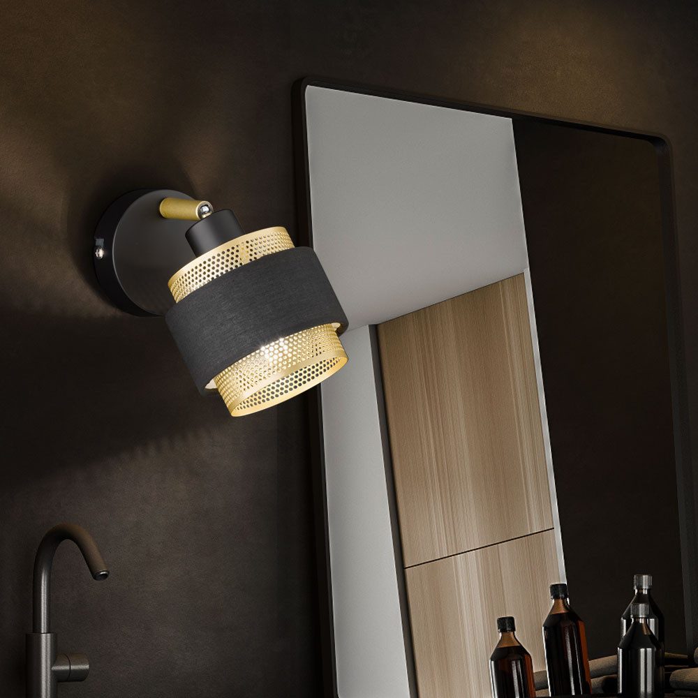 WOFI Wandleuchte, Leuchtmittel nicht inklusive, Wandlampe Schlafzimmerleuchte Küchenlampe, Wandlampe