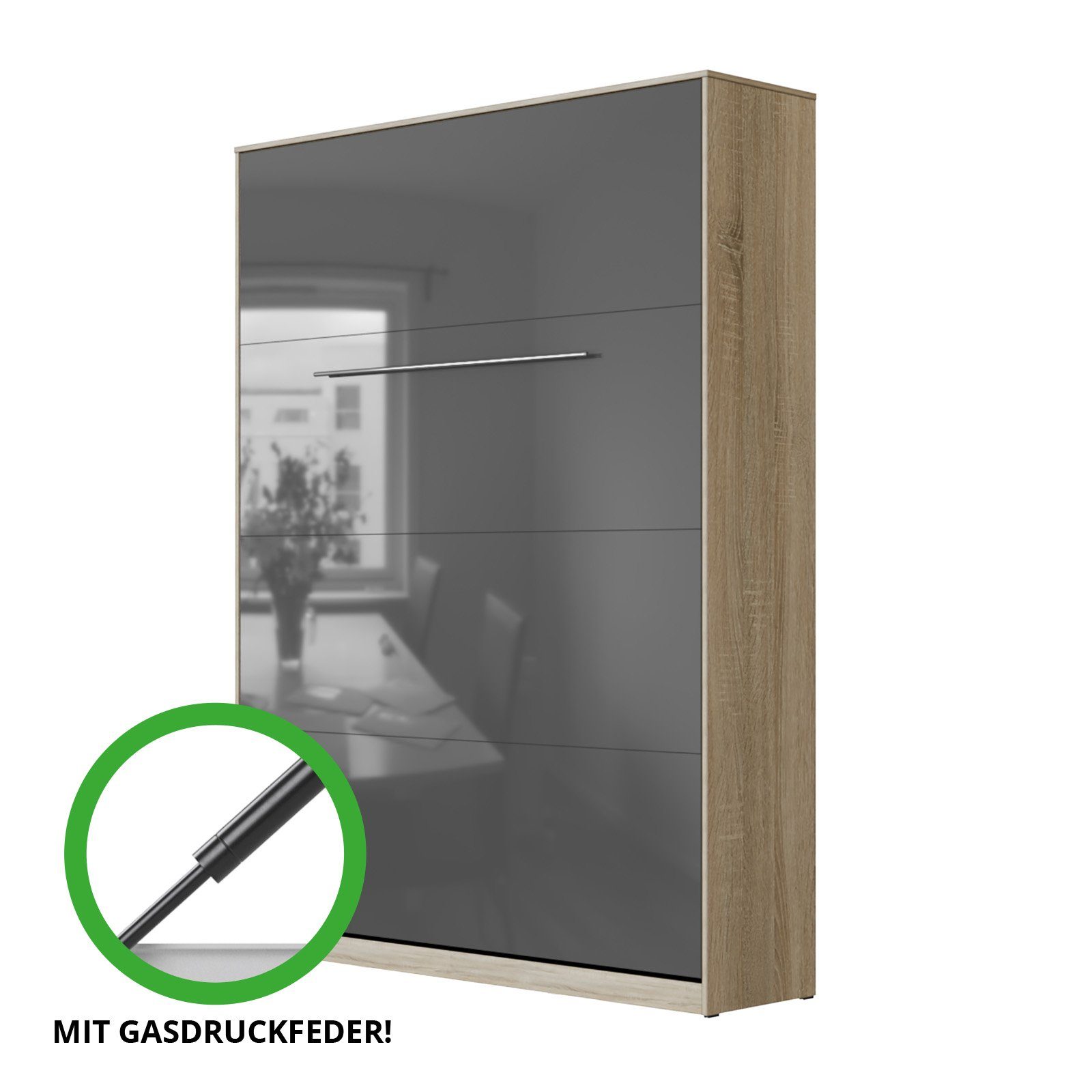 SMARTBett Schrankbett SMARTBett Standard 140x200 Vertikal/Hoch günstig online kaufen