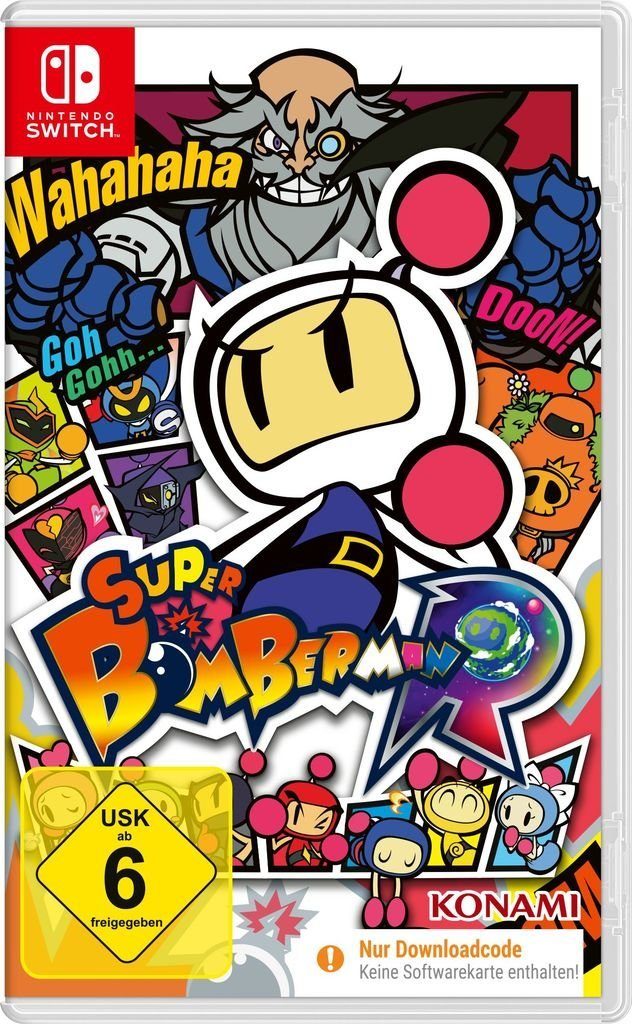 a in Box) Bomberman Nintendo Super (Code R Konami Switch