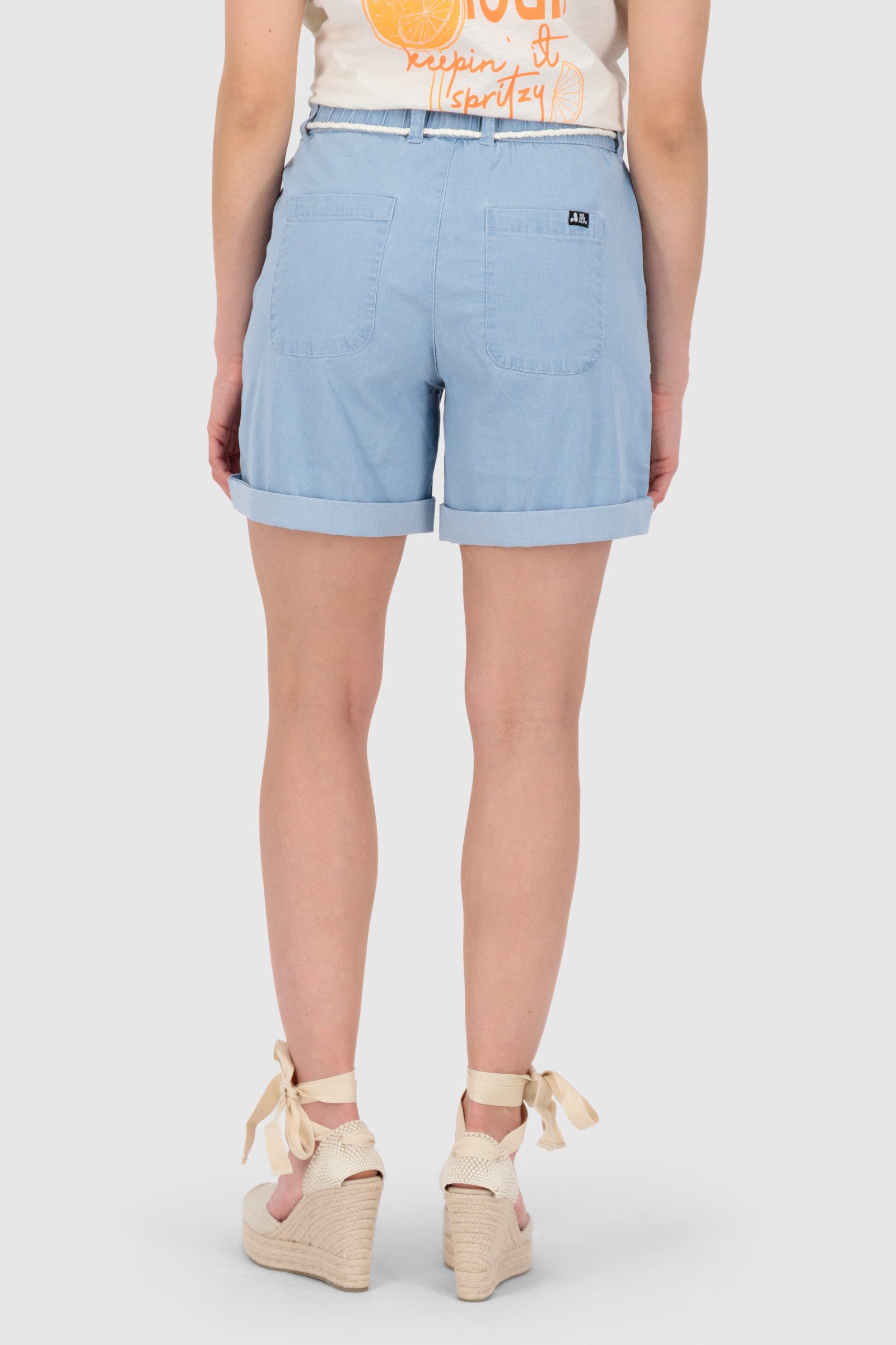 Alife & Kickin Shorts Kurzhose aus Baumwoll-Materialmix mit Relaxed Fit und Gummibund
