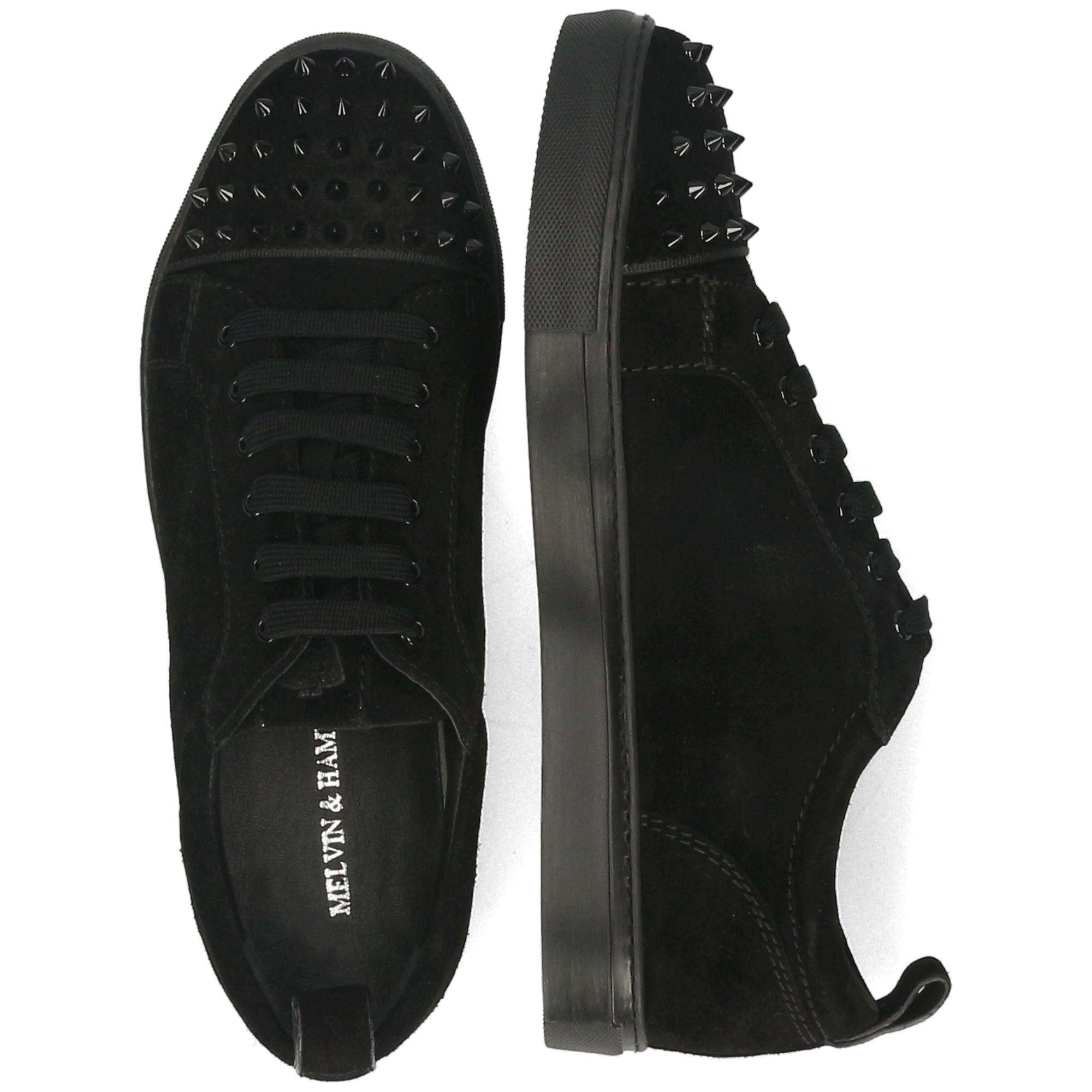 Melvin & Hamilton Harvey 12 Leder-Schnürschuhe für Herren Sneaker Flache Absätze, Echtes Leder, Herausnehmbare Innensohle