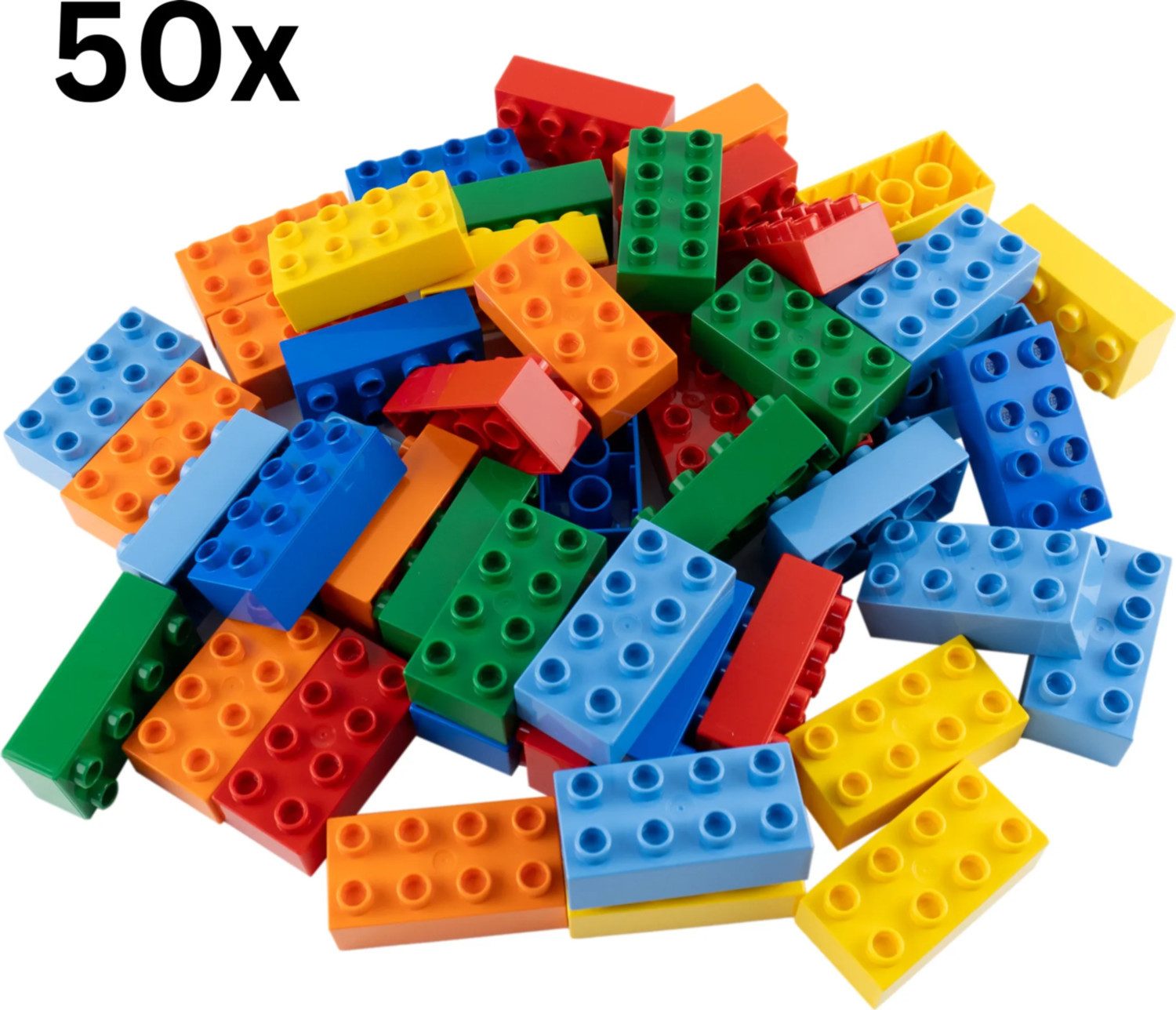 LEGO® LEGO® DUPLO® KiTa-Mischung für 1 Kind 2x4 Bausteine Bunt NEU! 50 Stück Spielbausteine