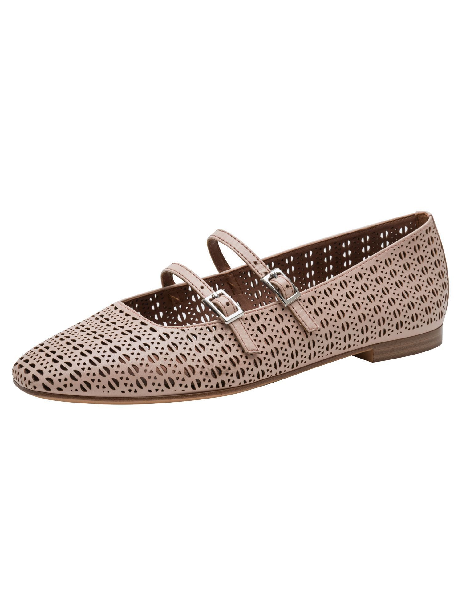 ANTIslide, TOUCH-IT aus Leder kein Absatz Riemchenballerina