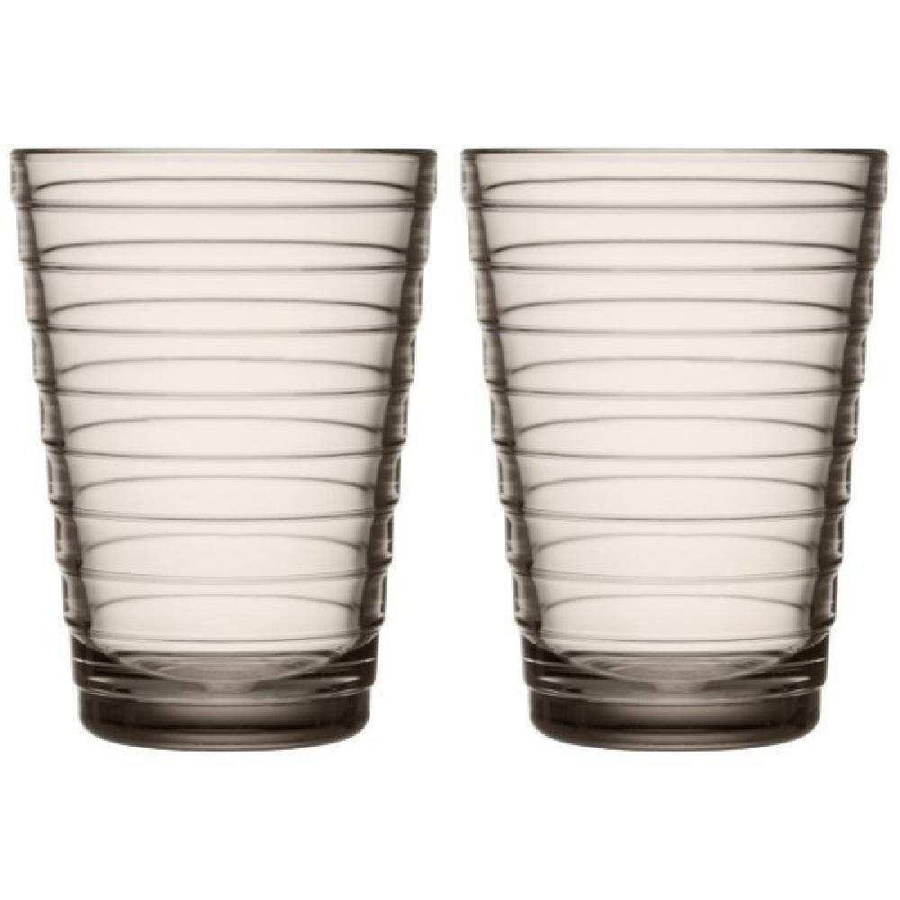 IITTALA Cocktailglas Gläser Aino Aalto Leinen (Groß) (2-teilig)