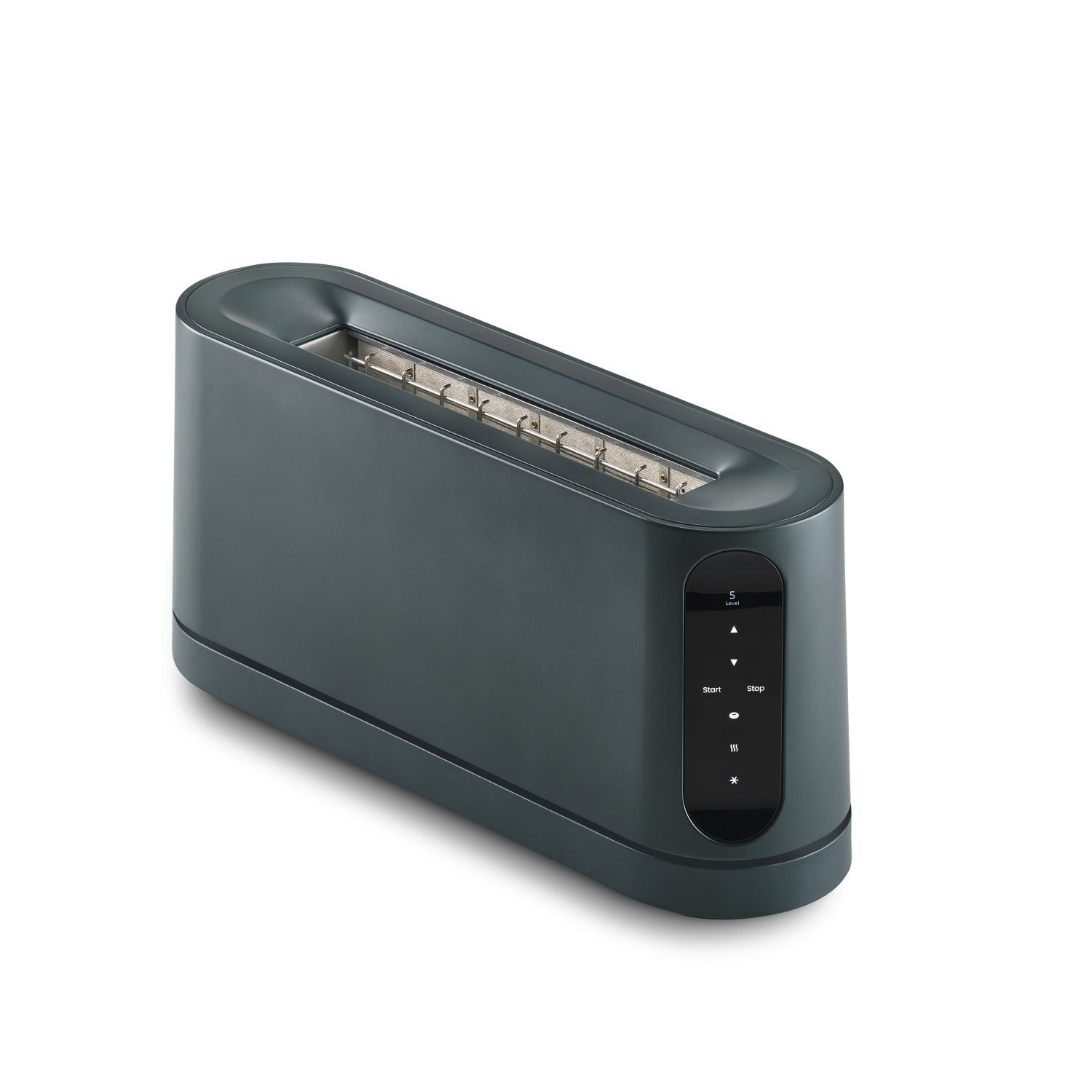 Jacob Jensen Toaster Grün, 1 langer Schlitz, für 2 Scheiben, 850 W