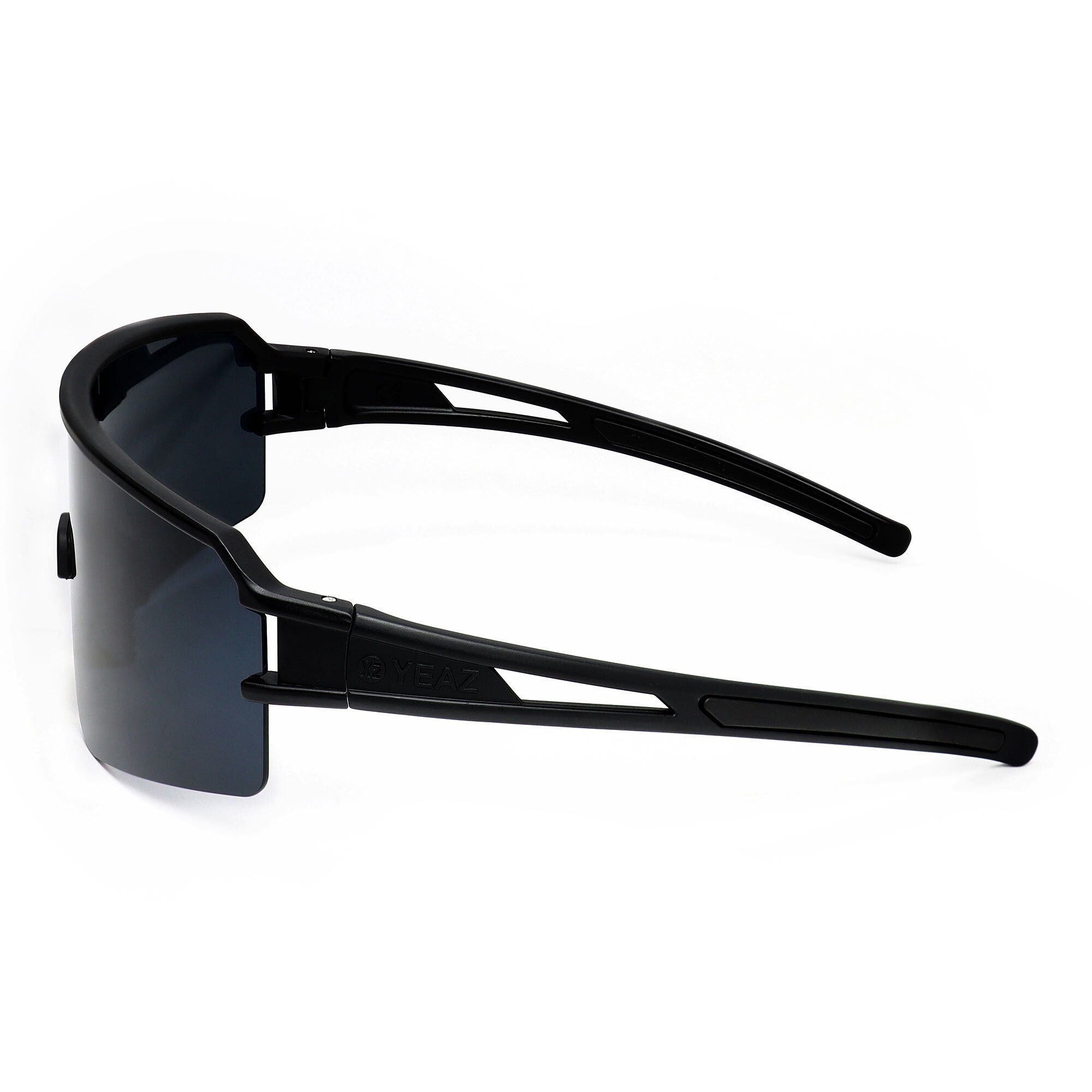 YEAZ Sportbrille SUNSPOT Sport-Sonnenbrille schwarz schwarz / weiß/transparent, sport-sonnenbrille