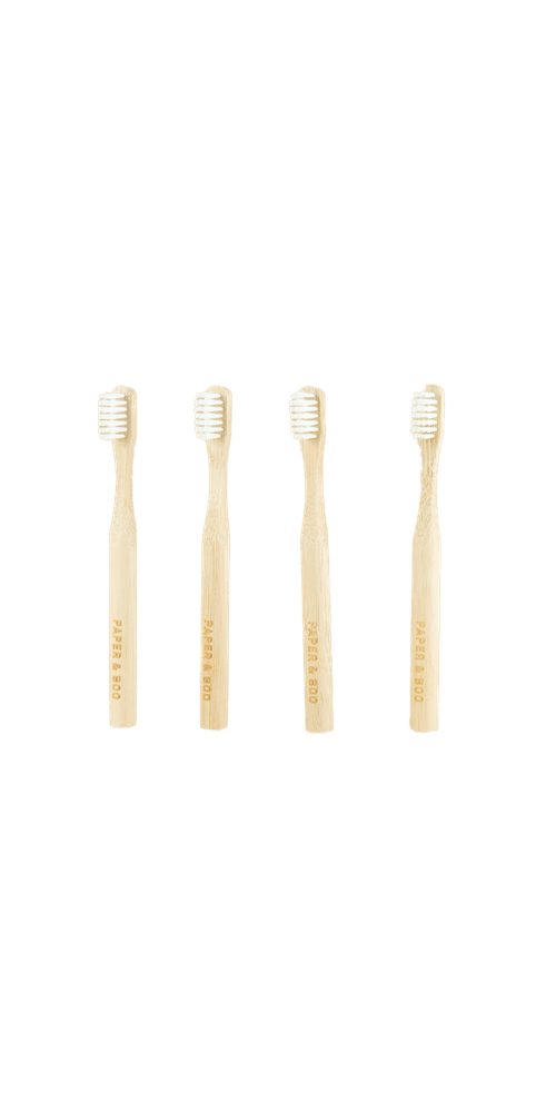 ShampooBars Haarshampoo ShampooBars Bamboo Zahnbürste Kinder (4 Stück)
