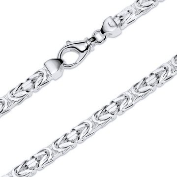 JEWLIX Königskette 925 Silber Königskette Silber 7,5mm - Länge wählbar KK0075 Länge: 45cm