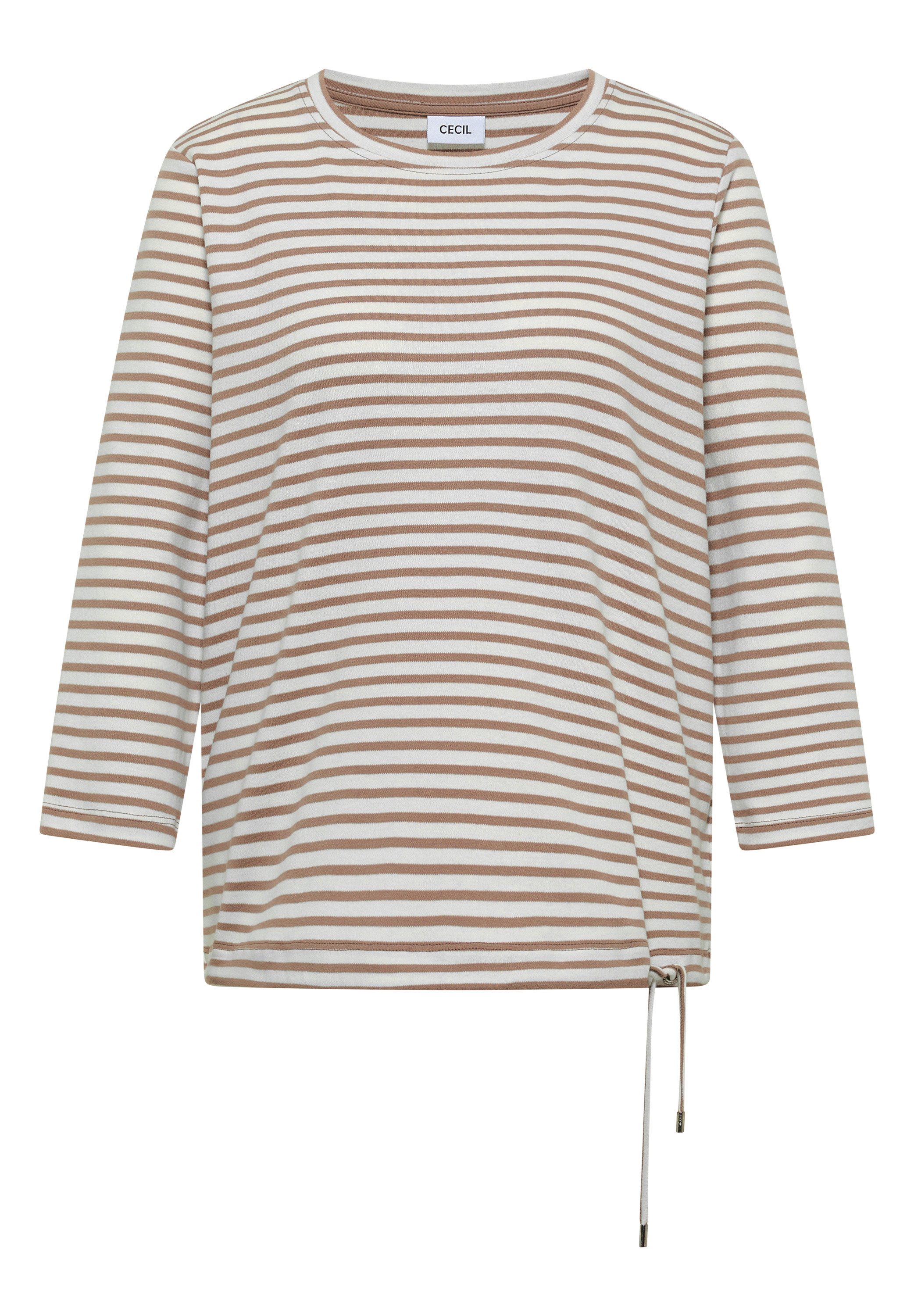 CECIL 3/4-Arm-Shirt aus reiner Baumwolle – Bild 4 von 5