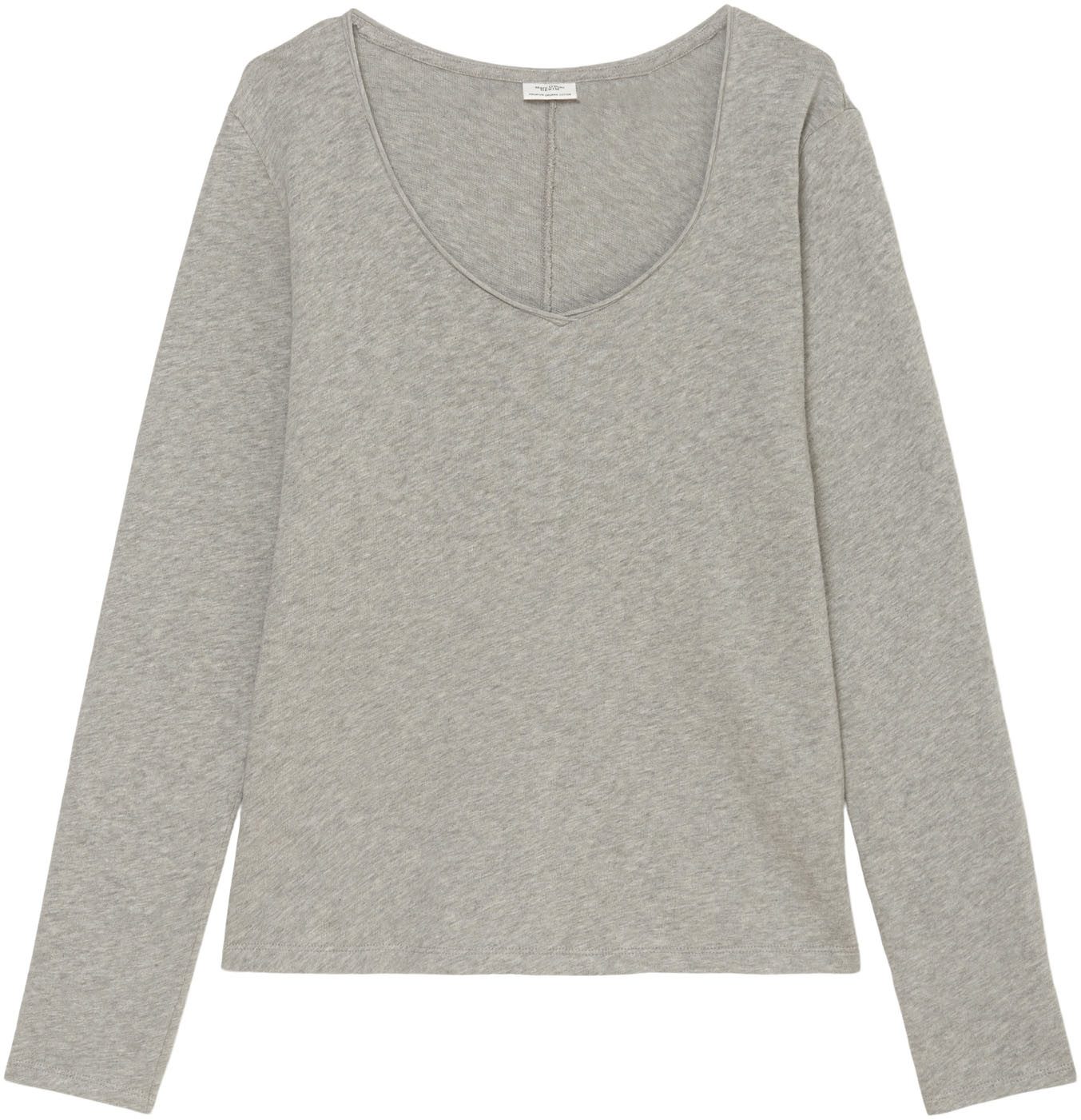 Marc O'Polo DENIM Langarmshirt mit Rollkante günstig online kaufen