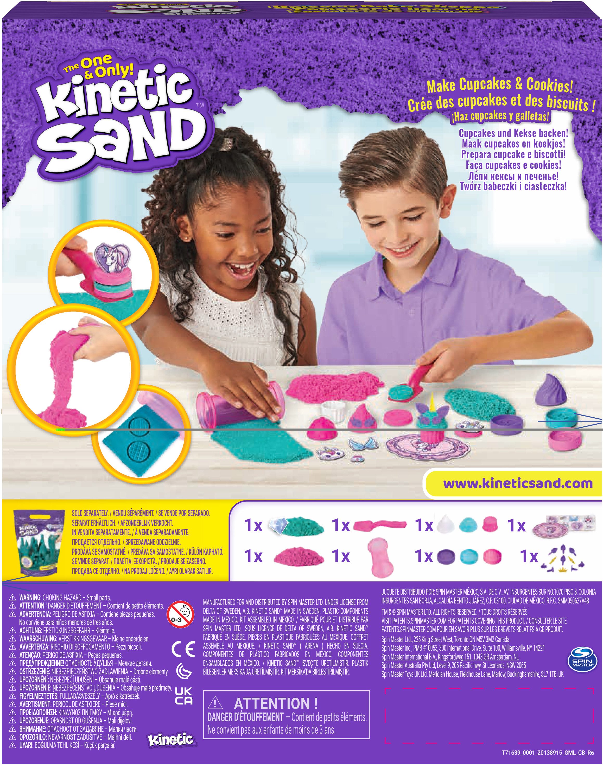 Spin Master Kreativset Kinetic Sand - Unicorn Bake Shoppe 454 g