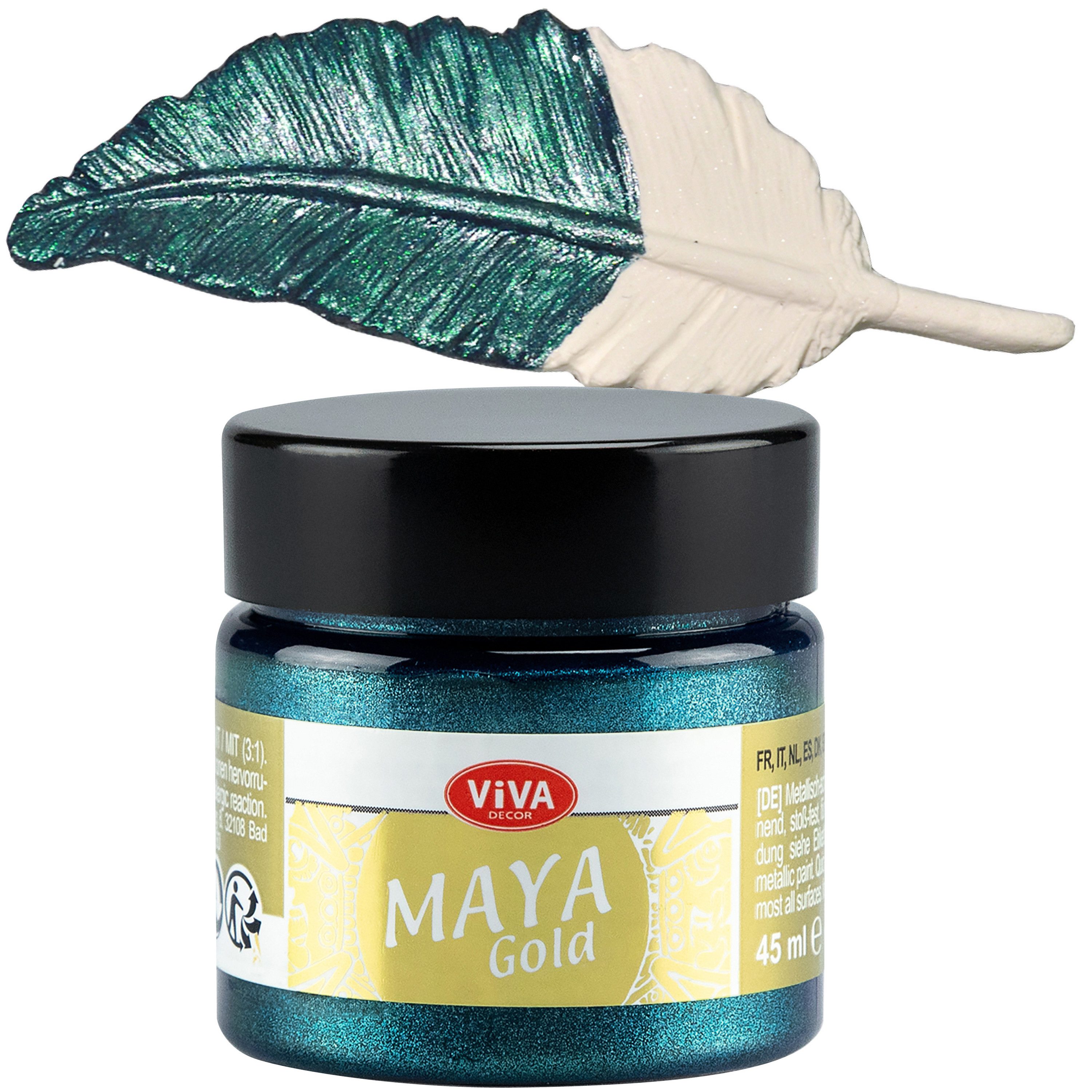 Viva Decor Blattgold Maya Gold, 45 ml