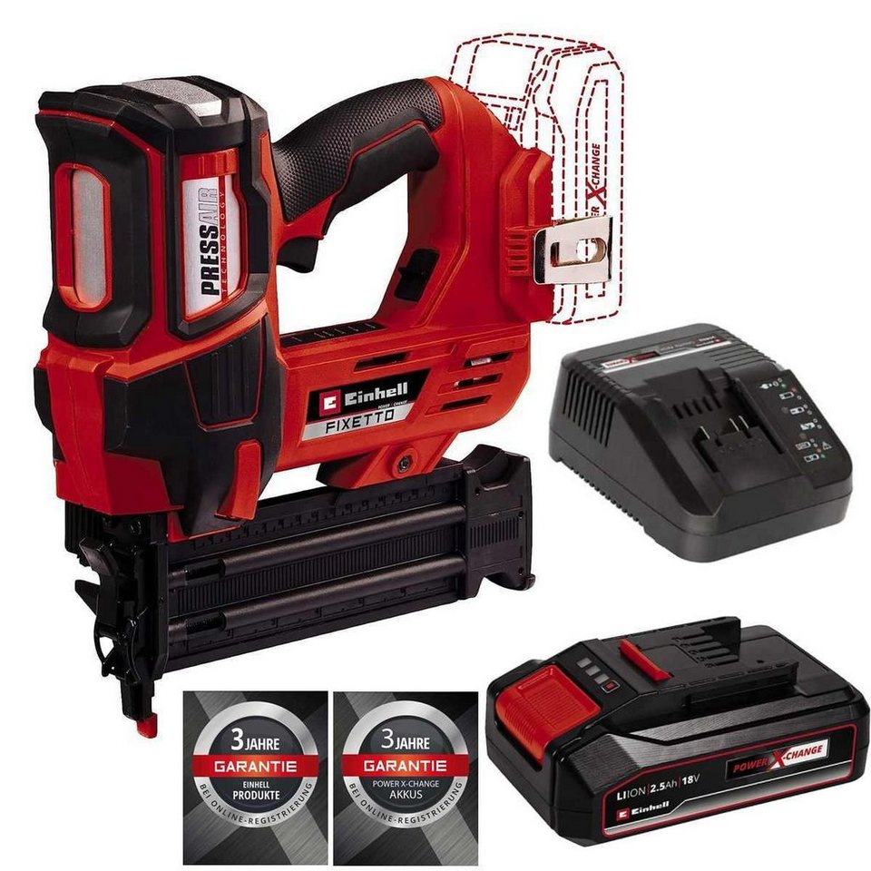 Einhell Akku-Bohrmaschine Einhell Professional Akku-Nagler FIXETTO 18/50 N  18V, 60 Schuss/min