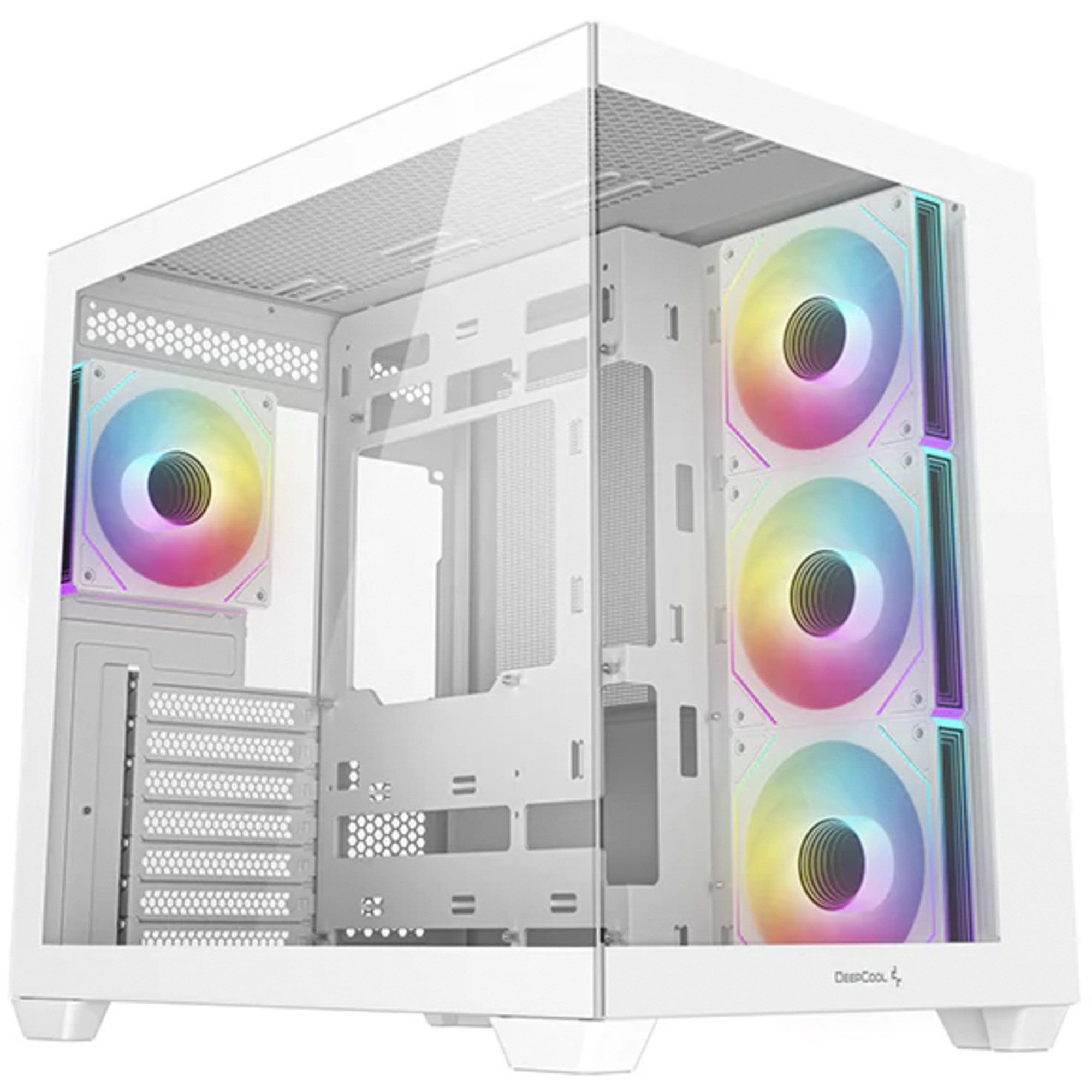 DeepCool PC-Gehäuse DeepCool CG530 4F, Tower-Gehäuse, (Tempered Glass