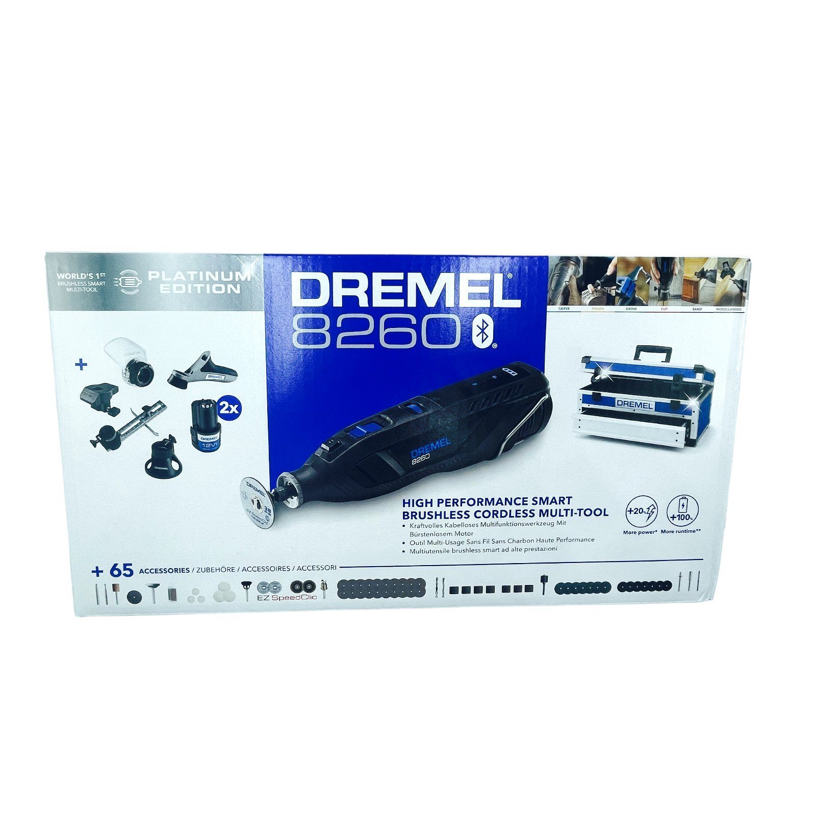 DREMEL Akku-Multifunktionswerkzeug Dremel 8260 Platinum, 12,00 V, 70-St ...