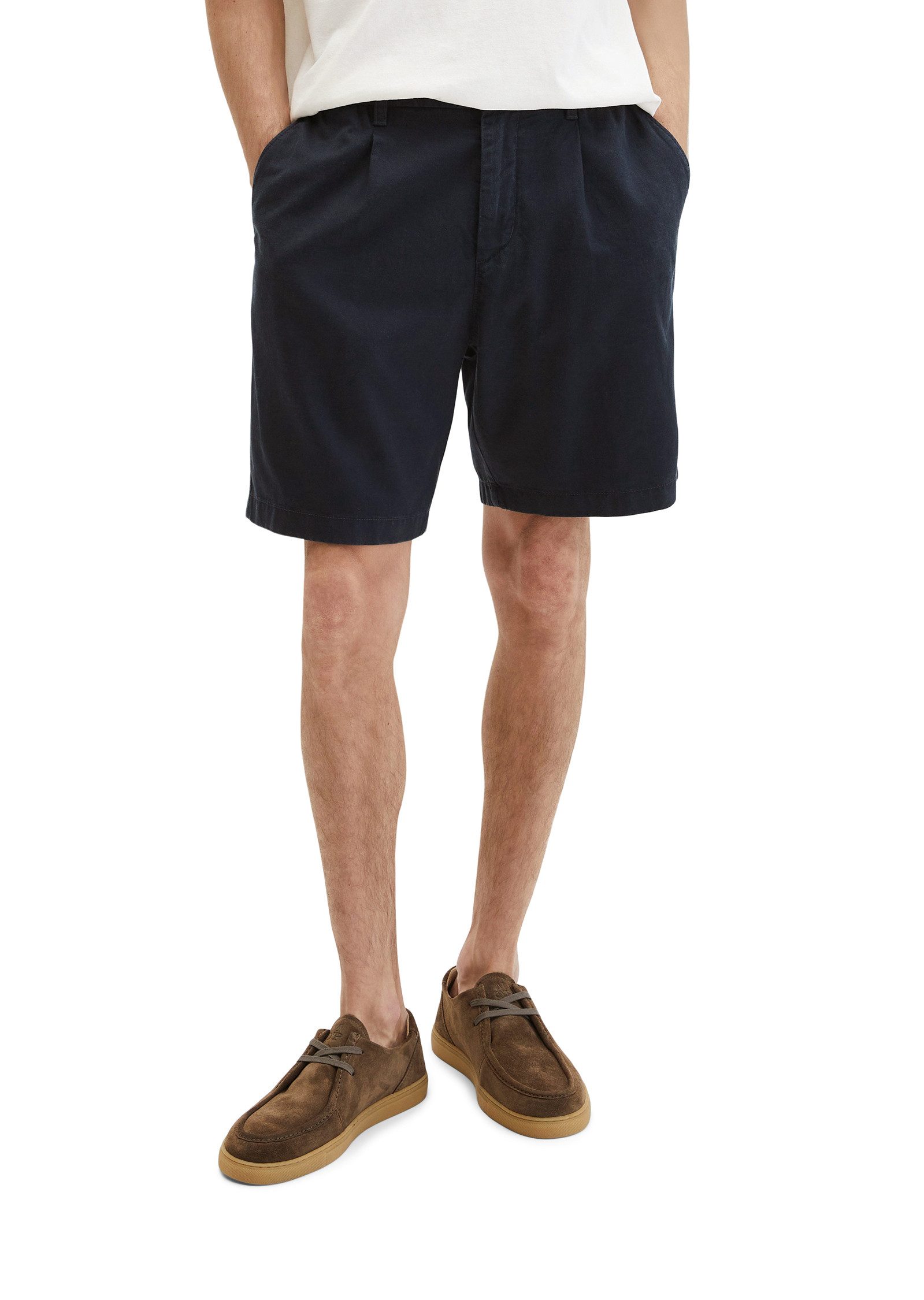Marc O'Polo Shorts aus TENCEL™ Lyocell -Leinen-Mix