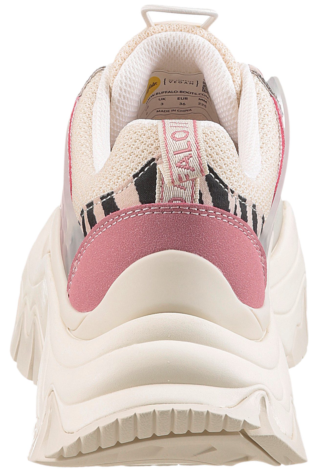 Buffalo TRAIL ONE vegan Plateausneaker, Ugly Sneaker, Schnürschuh, Freizeit günstig online kaufen
