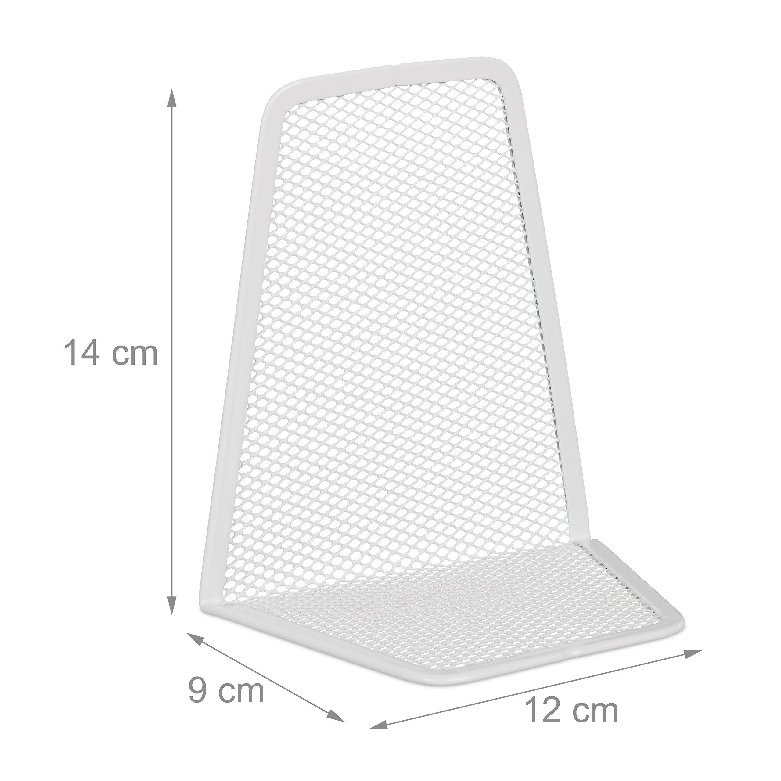 relaxdays Kochbuchhalter Buchstütze Metall 2er Set (2 St) – Bild 4 von 5