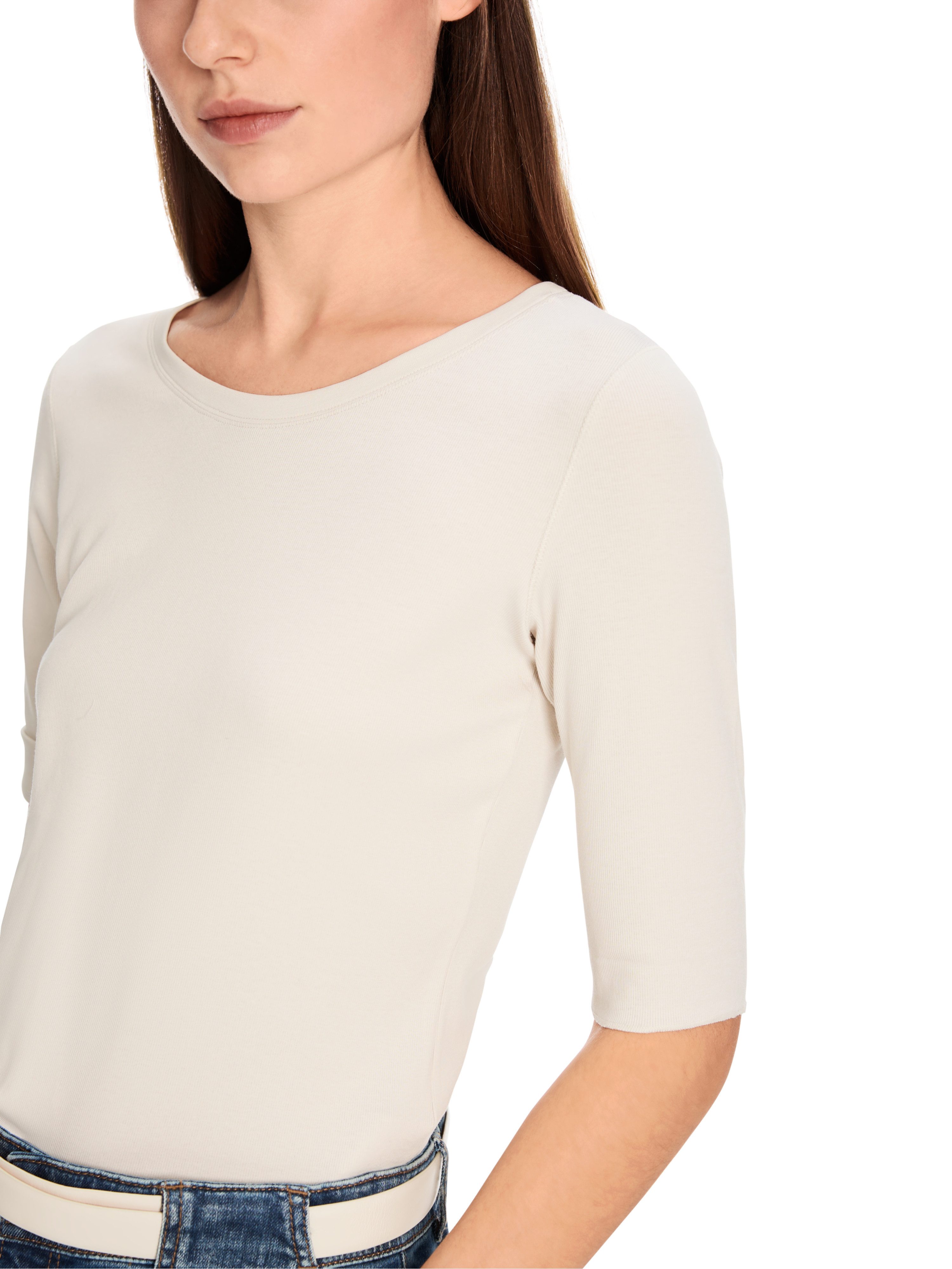 Marc Cain Kurzarmshirt "Noble Neutrals" Premium günstig online kaufen