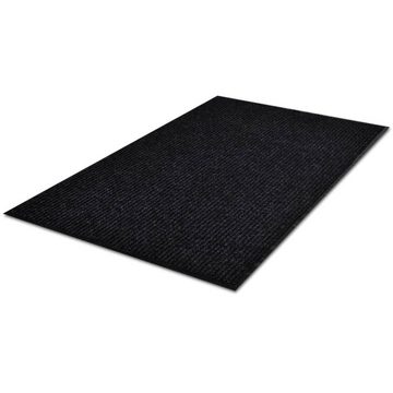 Fußmatte Fußmatte Schwarze PVC Türmatte 90 x 120 cm Schmutzfangmatte Türvorlege, vidaXL, Rechteck, Höhe: 90 mm