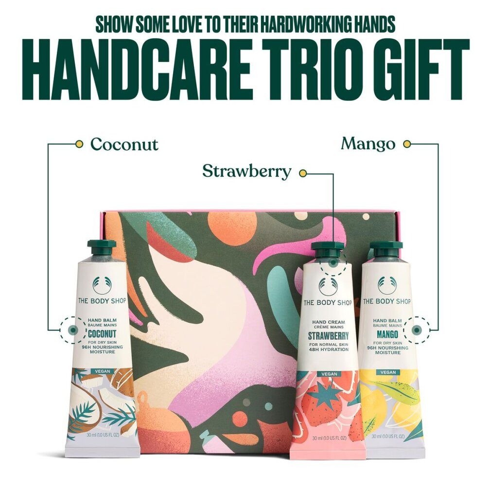 The Body Shop Körperpflegemittel HAND CARE TRIO CASE 3-tlg