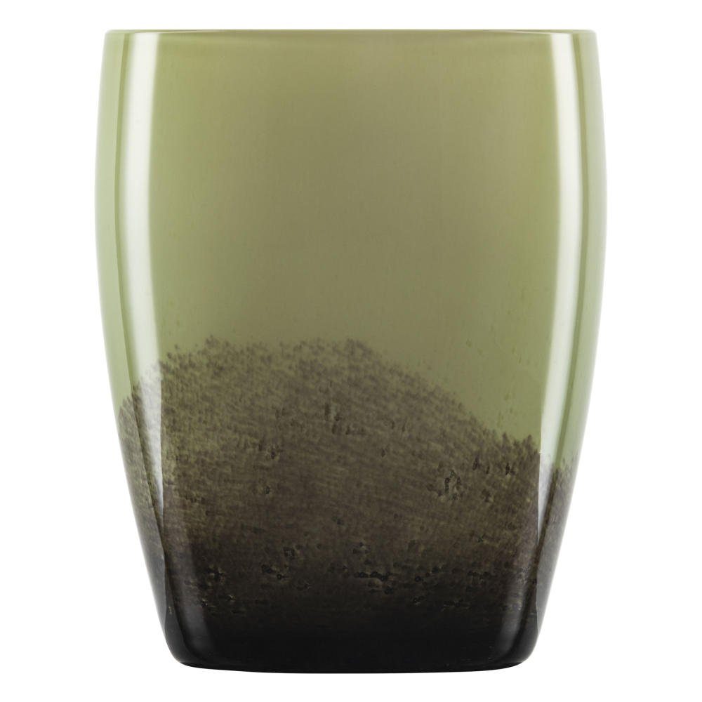 Zwiesel Glas Dekovase Olive Shadow M, handgefertigt