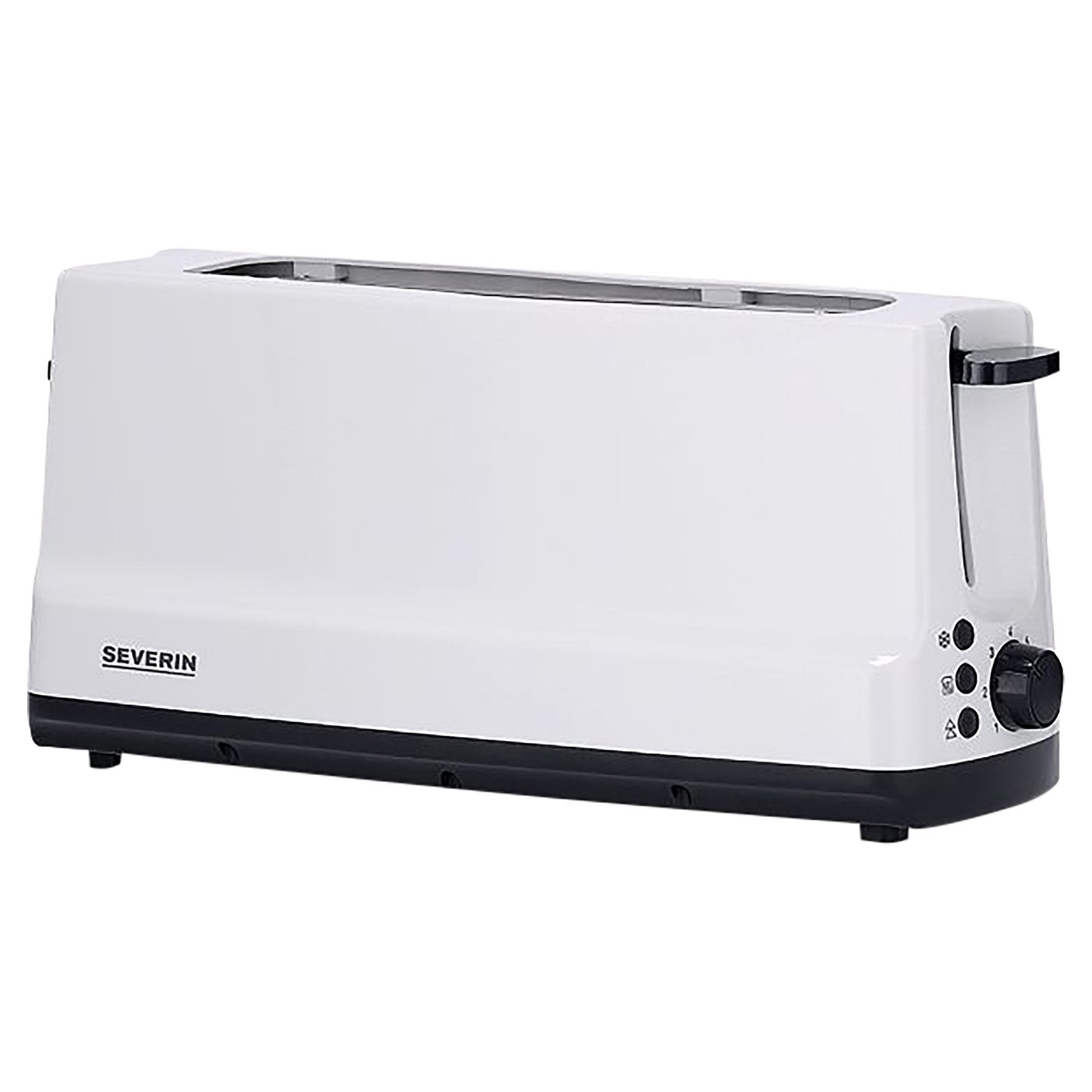 Severin Toaster SEVERIN Langschlitztoaster AT 2232, 2 Scheiben, 800 W, Grau / Weiß