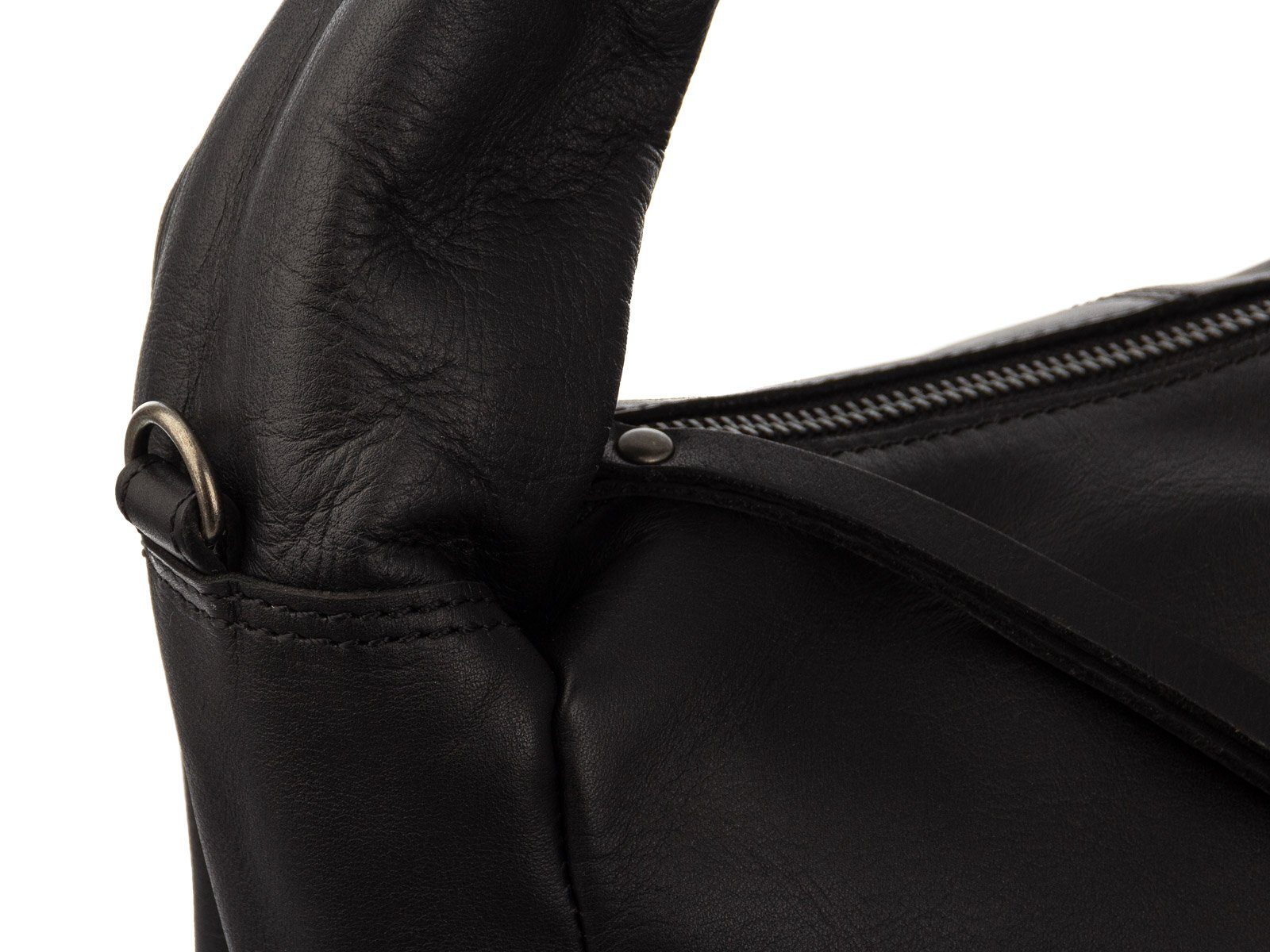 HARBOUR 2nd Schultertasche Jule Hobobag-Style-JP Schultertasche (1-tlg), Leder Chromfrei