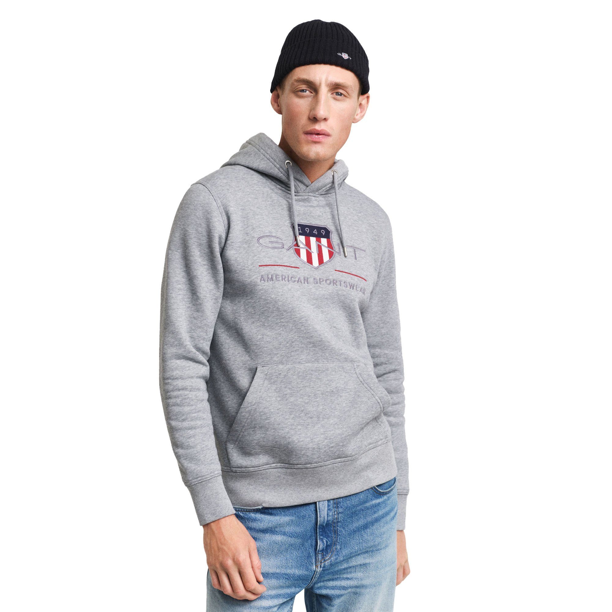 Gant Sweatshirt Herren Sweatshirt Baumwolle günstig online kaufen