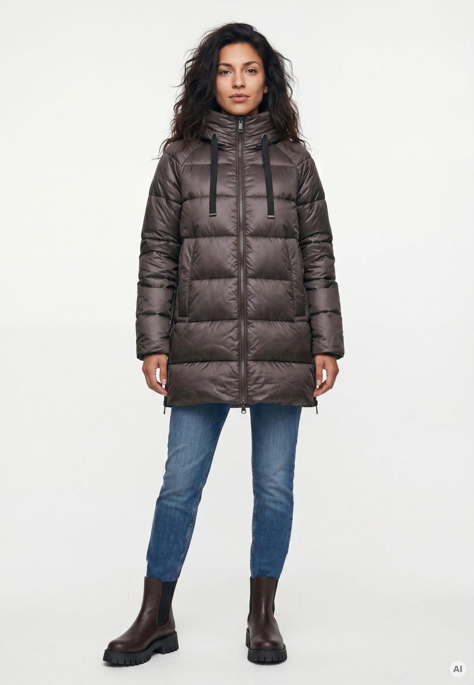 MILESTONE Steppjacke MSUmeko Damen Übergangsjacke Jacke gesteppt normale Passform