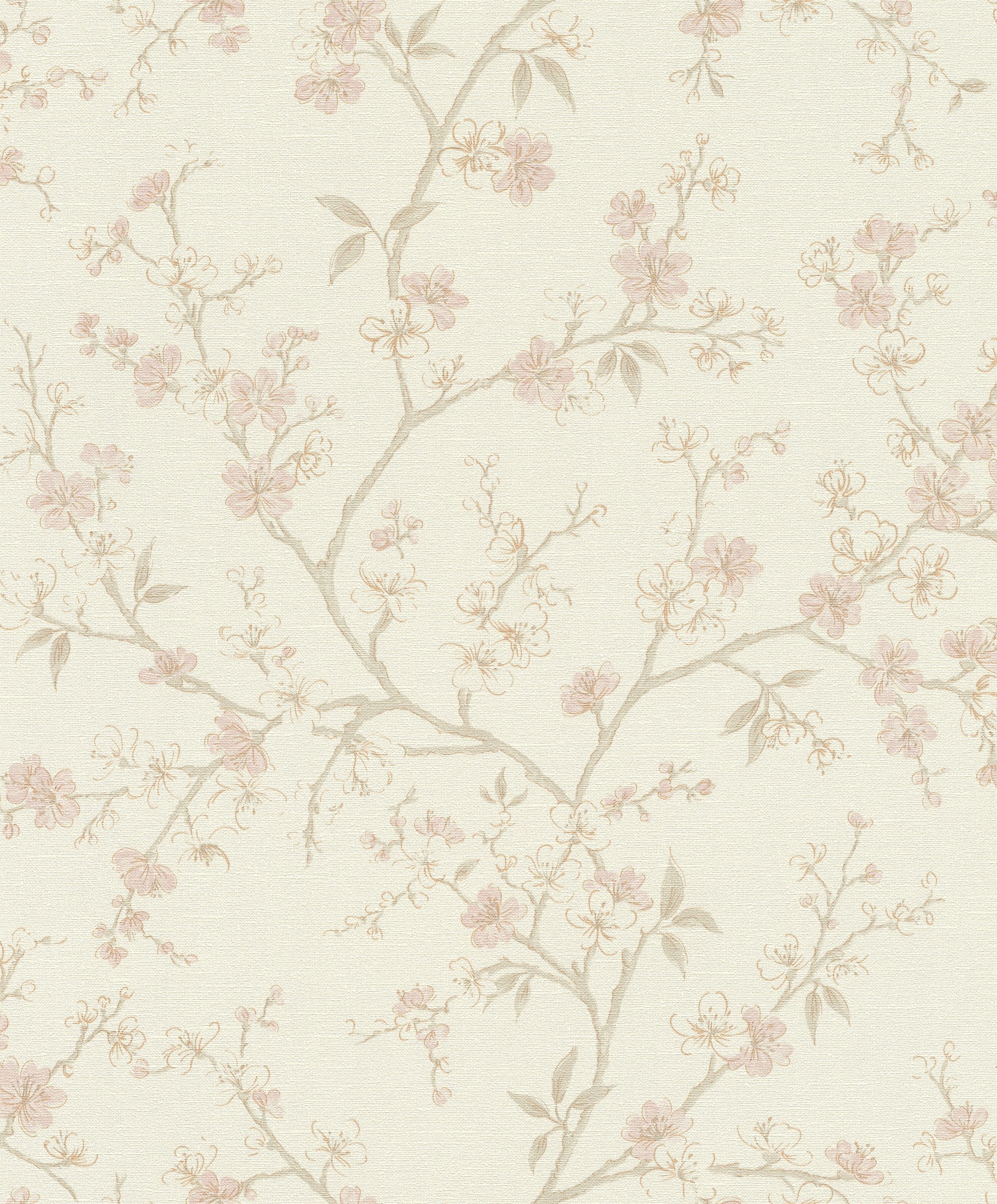 Rasch Vliestapete Vliestapete 456745 Rosa-Puderrosa Muster & Motive 10,05 m x 0,53 m