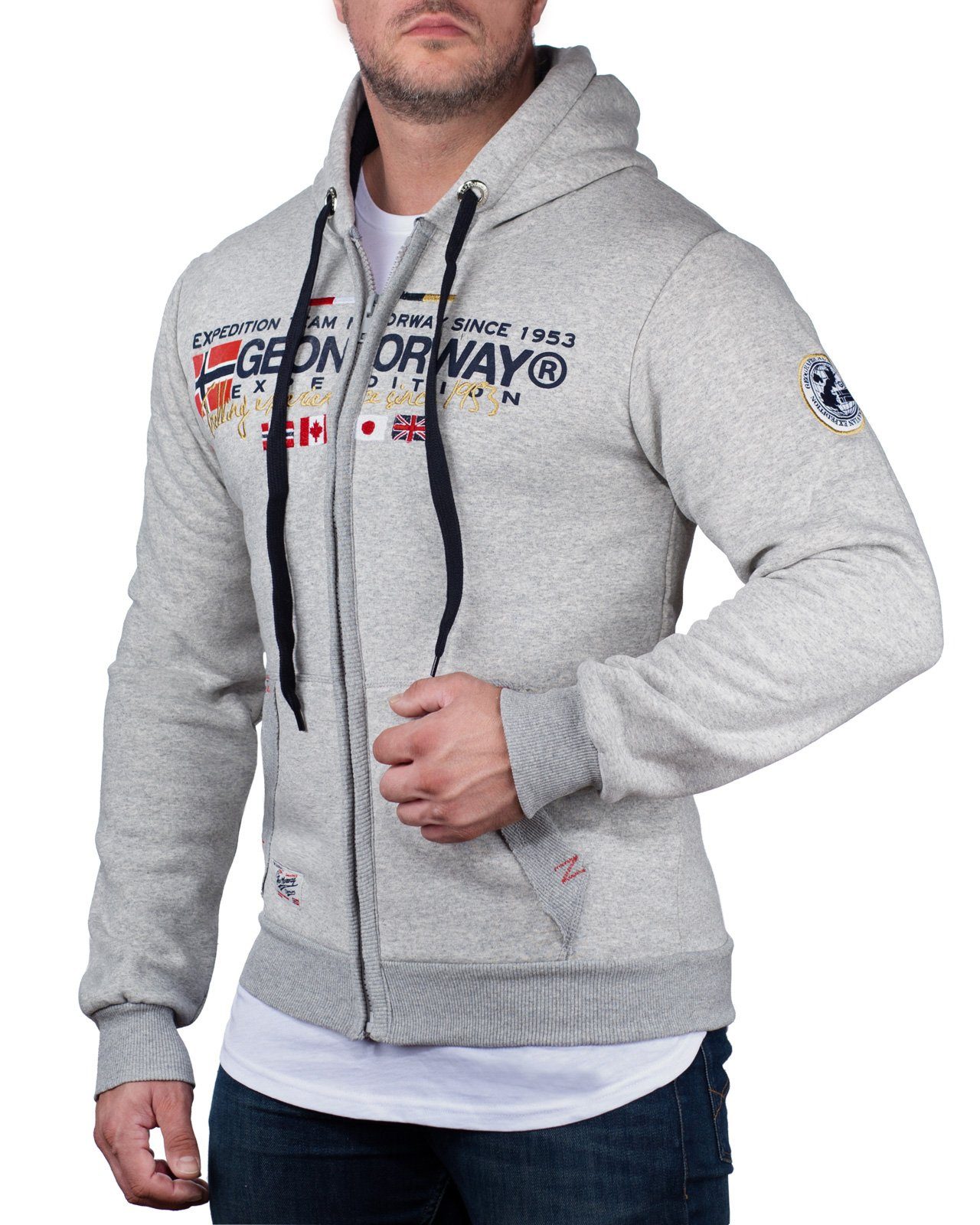 Geographical Norway Kapuzensweatjacke Herren Hoodie bagaliator günstig online kaufen