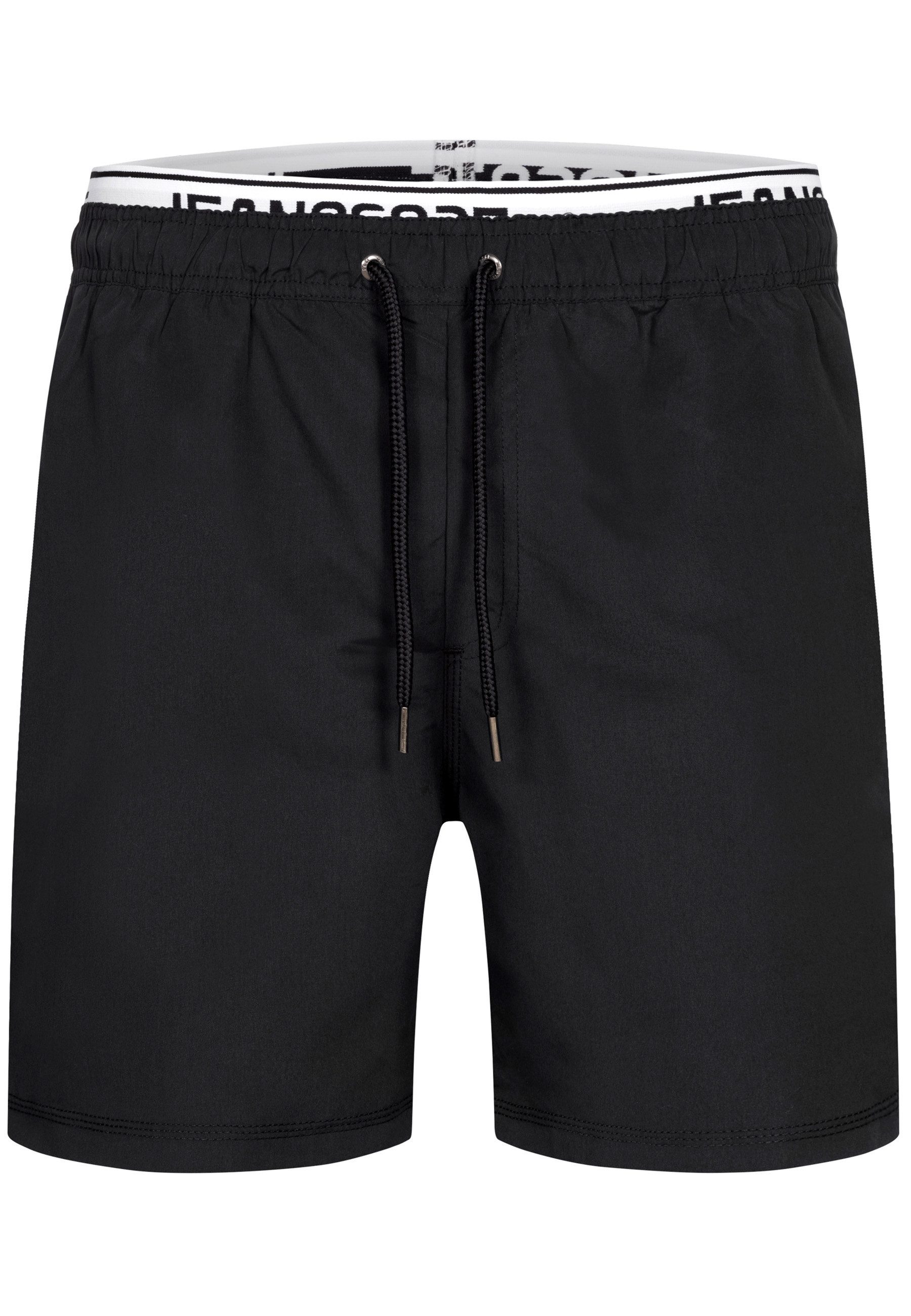 Indicode Badeshorts Herren Solomon Schwimmshorts Männer mit elastischem Bun günstig online kaufen