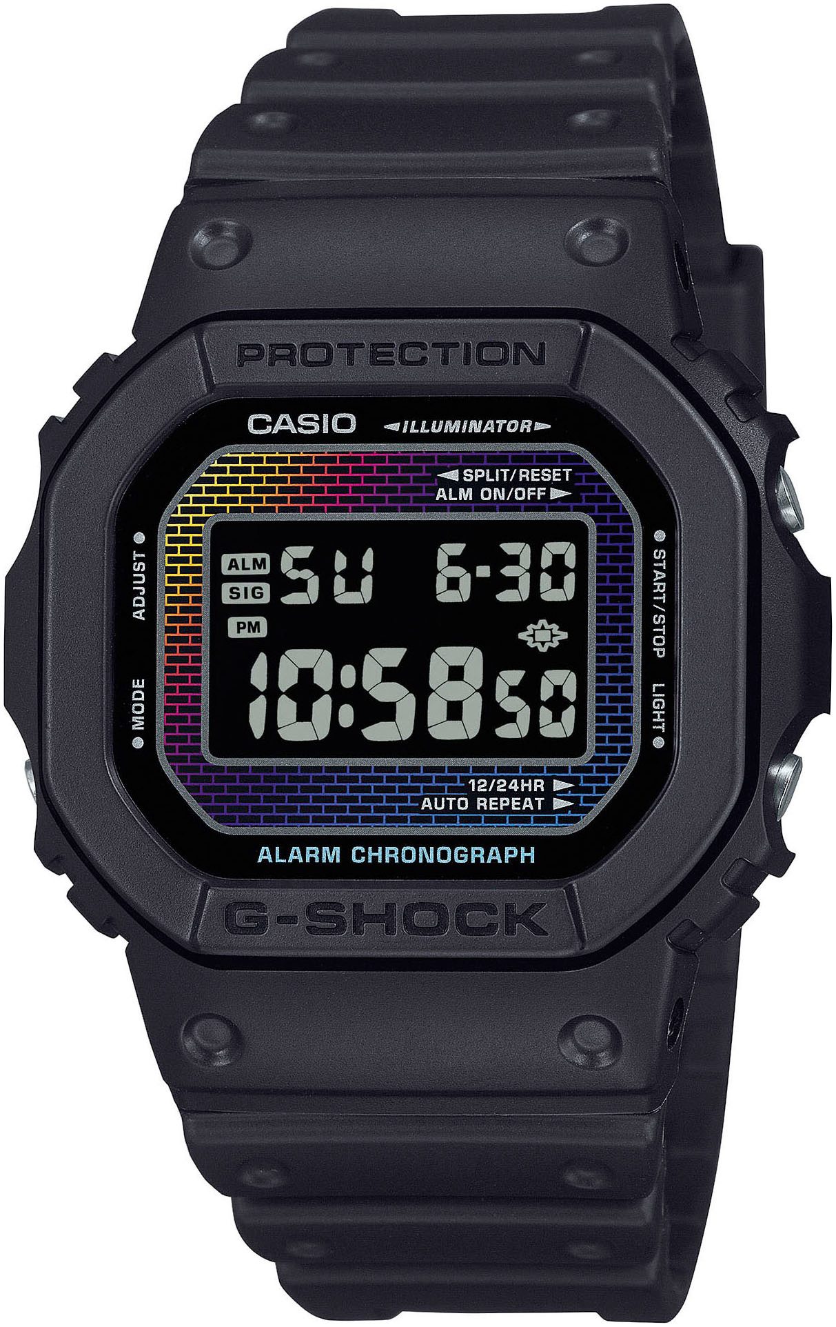 CASIO G-SHOCK Chronograph DW-5600BB-1ER, Quarzuhr,Armbanduhr,Herrenuhr,digi günstig online kaufen